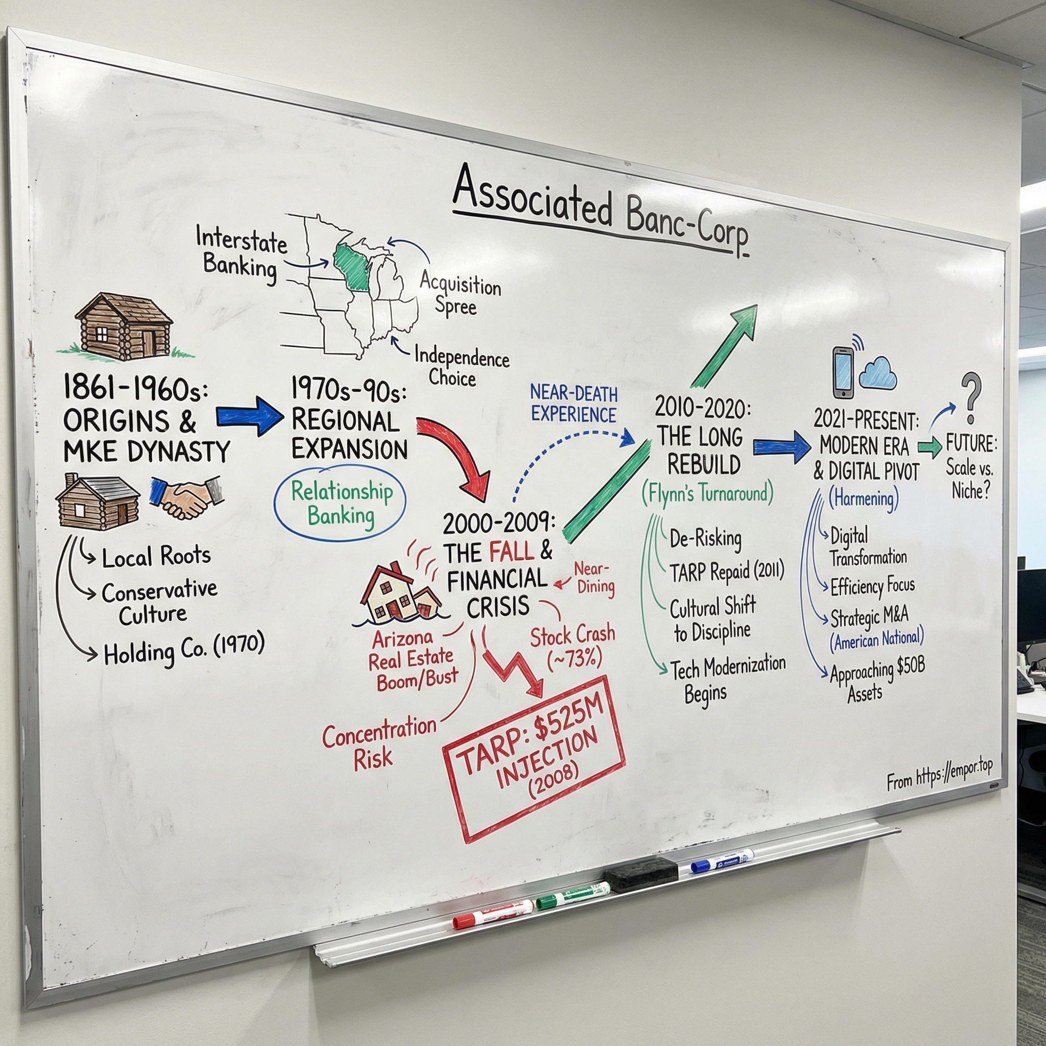 Associated Banc-Corp visual story map
