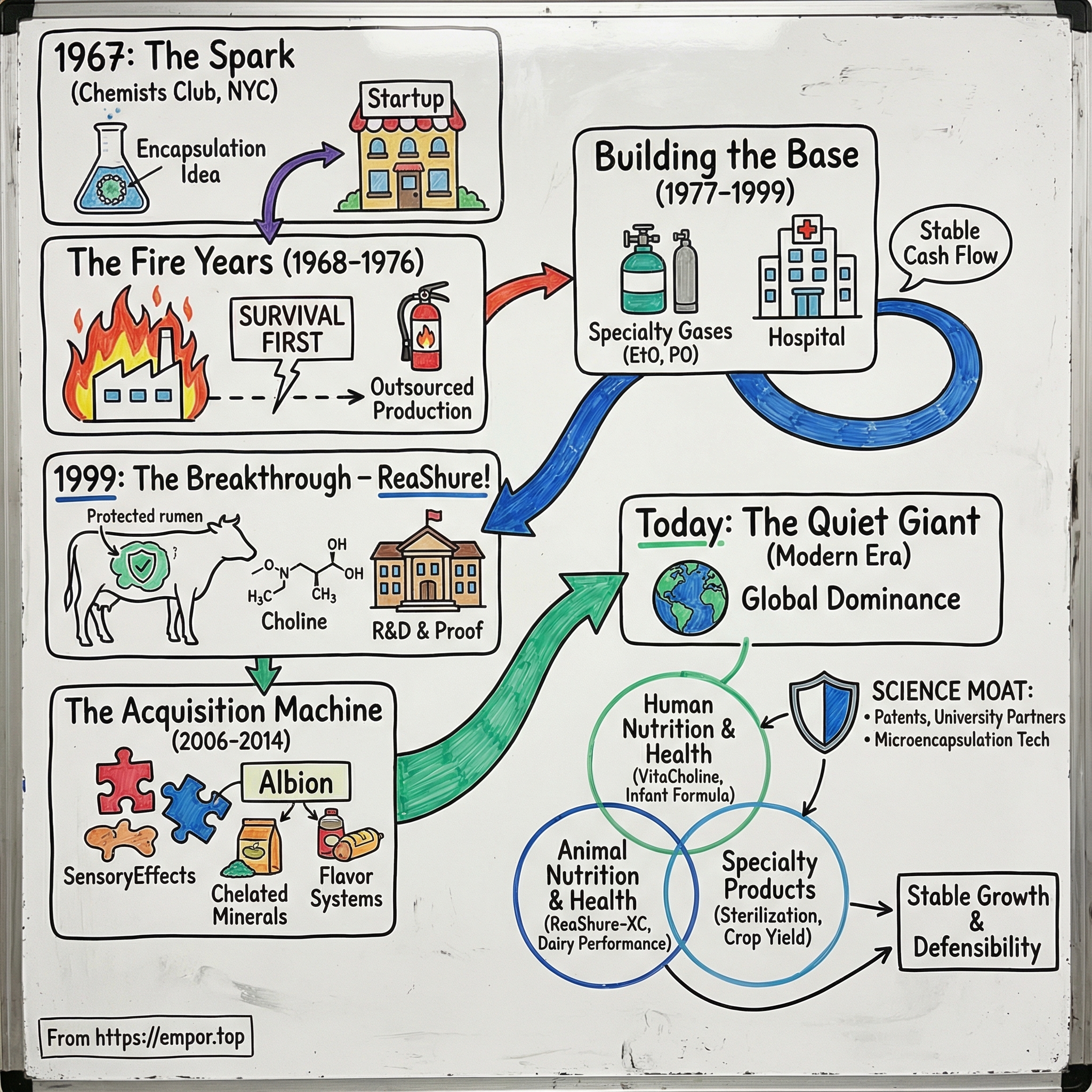Balchem visual story map