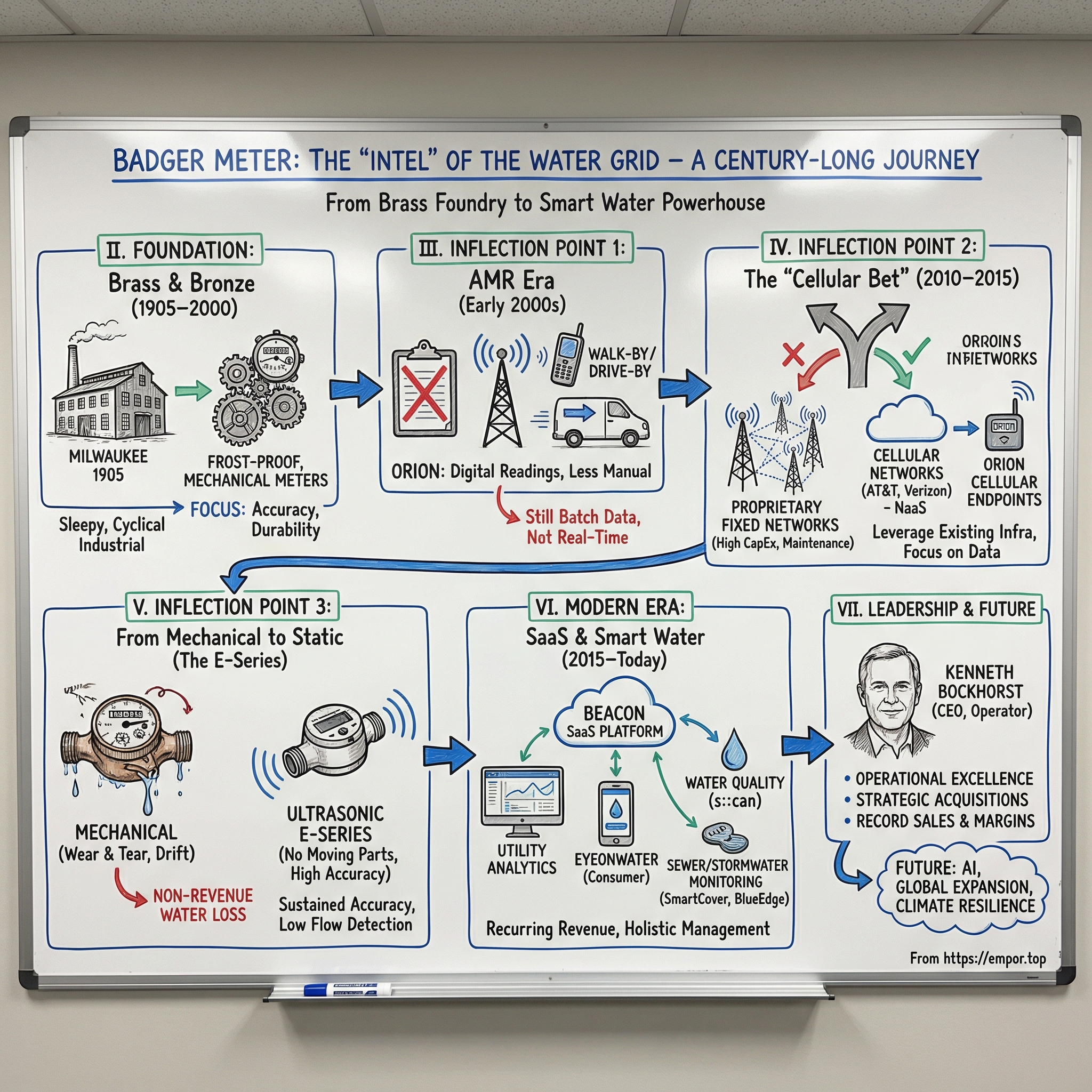 Badger Meter visual story map