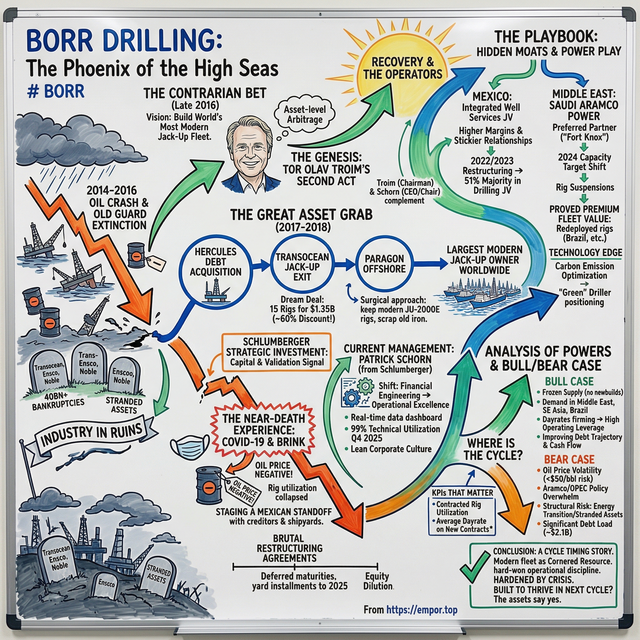 Borr Drilling Limited visual story map