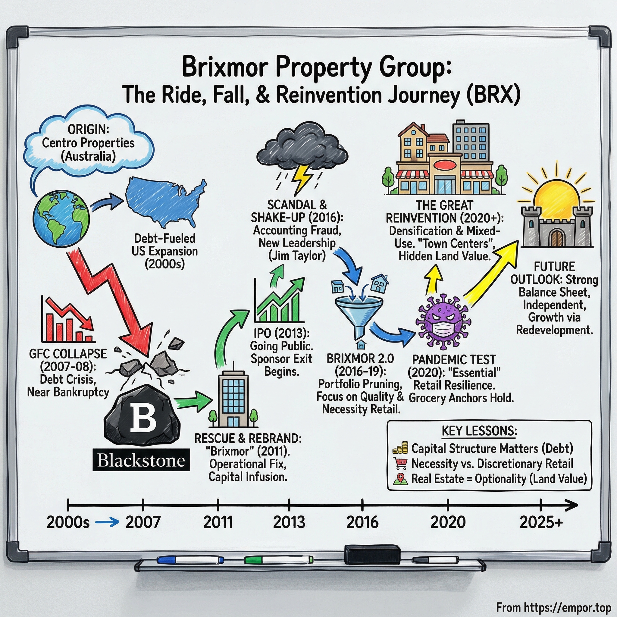 Brixmor Property Group visual story map
