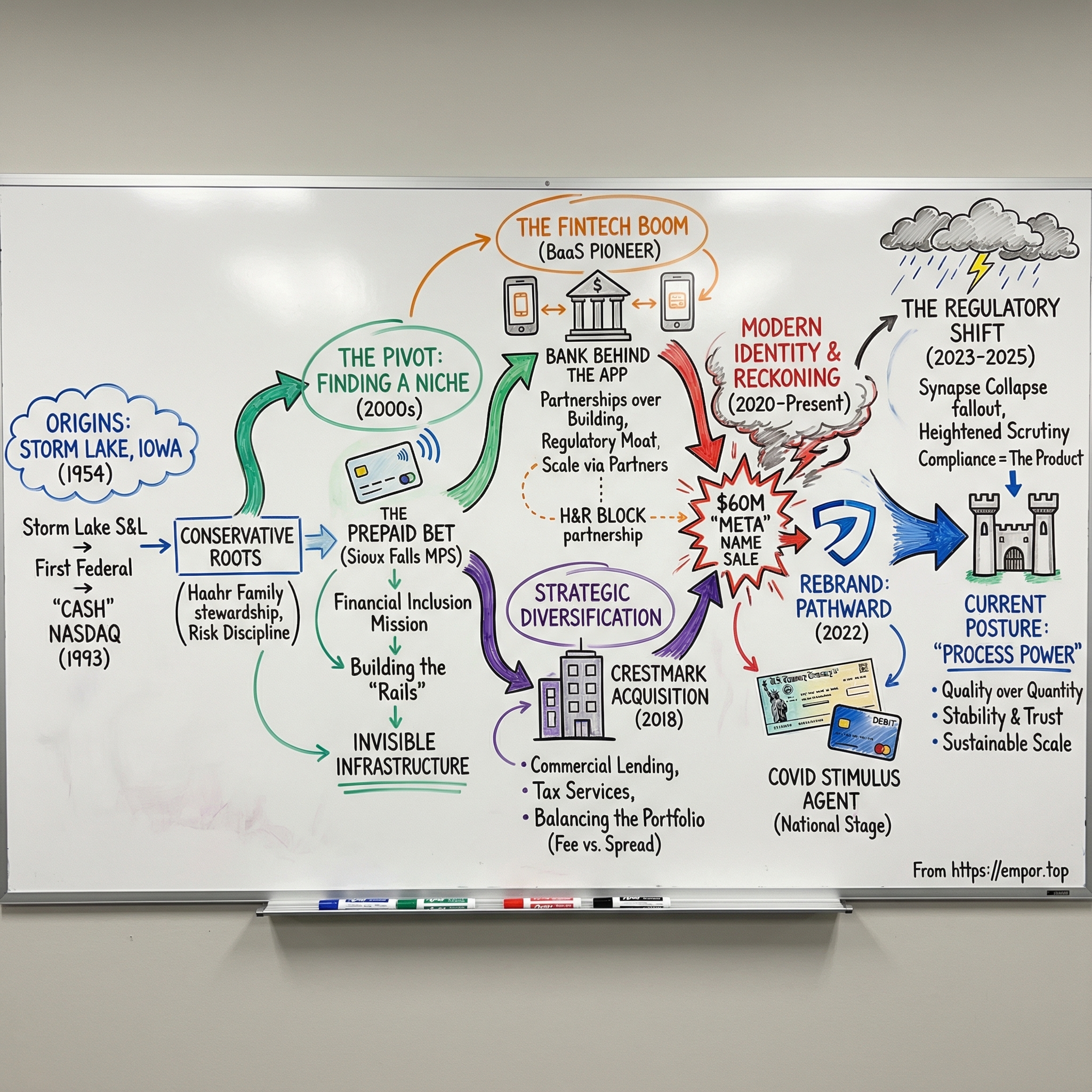 Pathward Financial visual story map