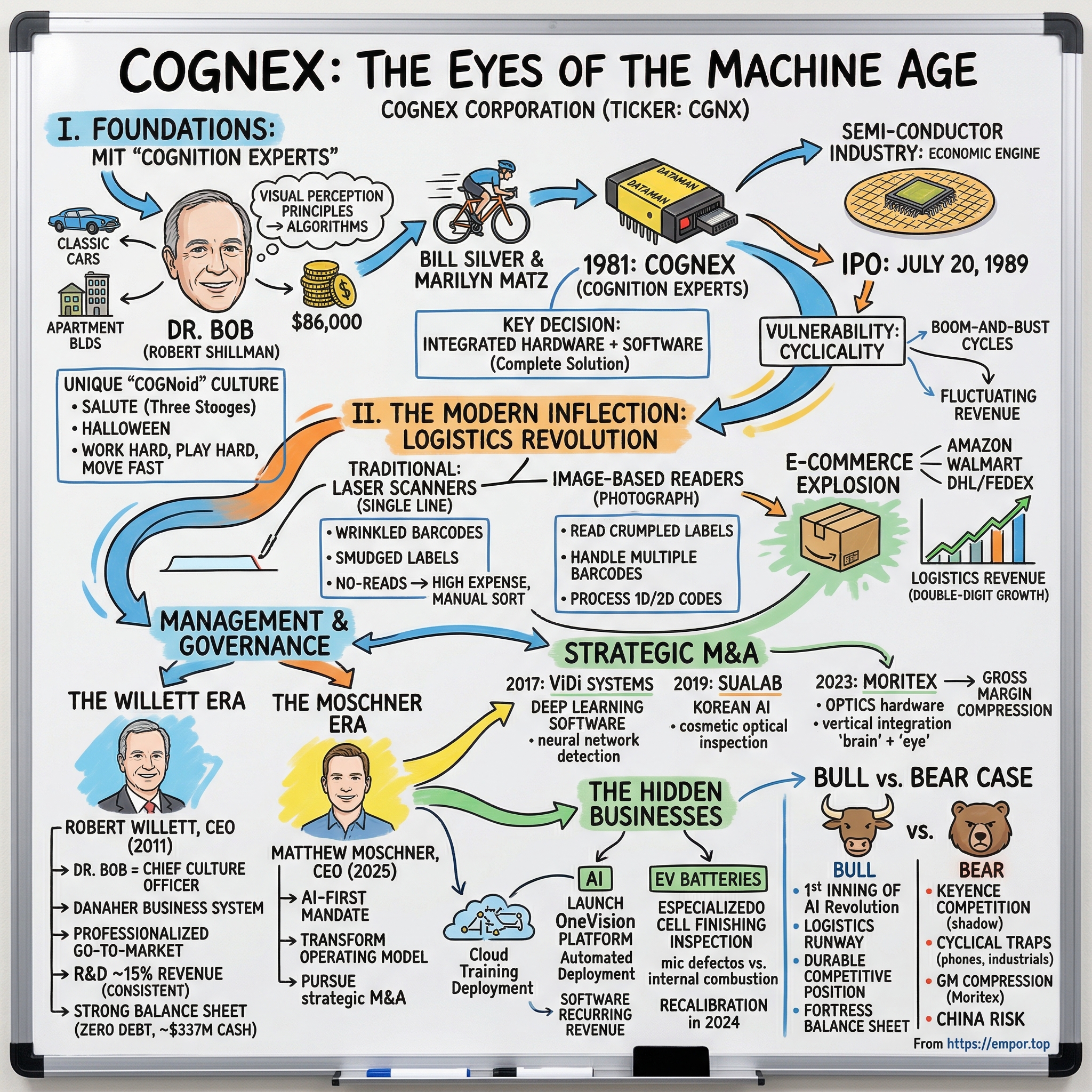 Cognex Corporation visual story map