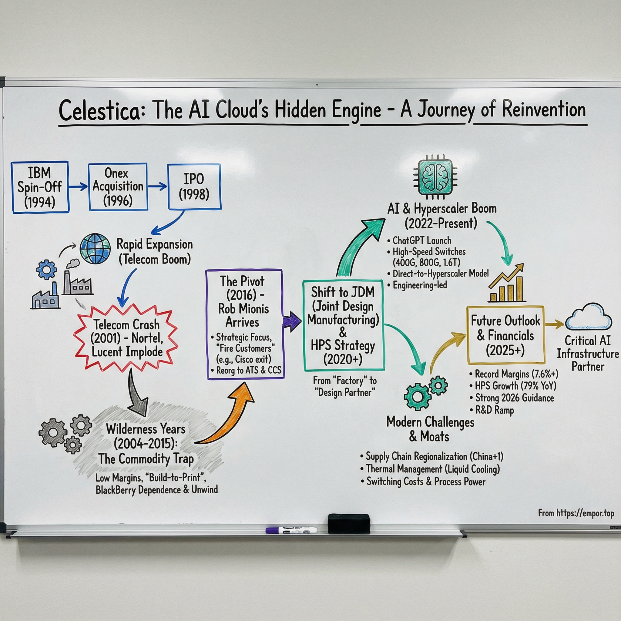 Celestica visual story map