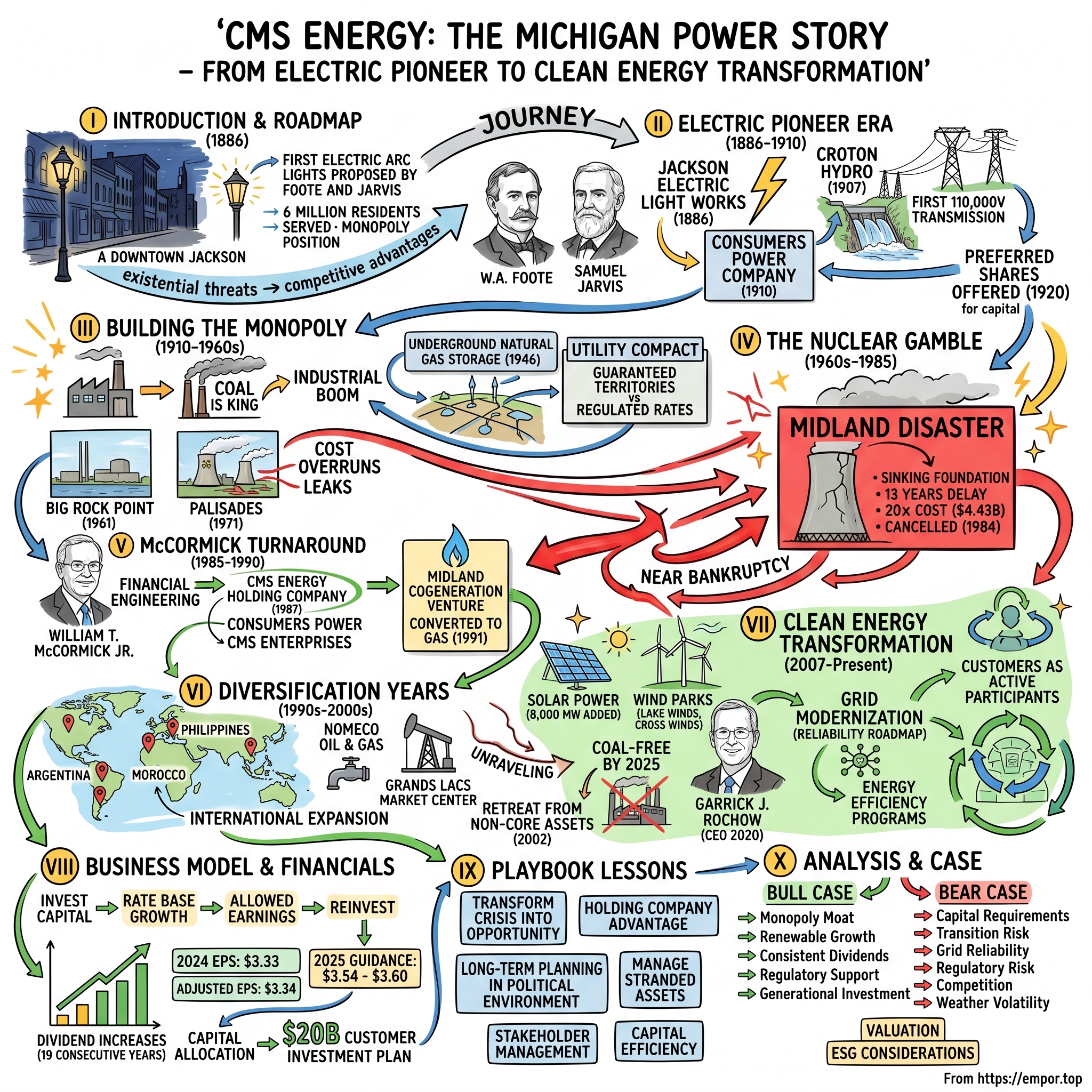 CMS Energy visual story map