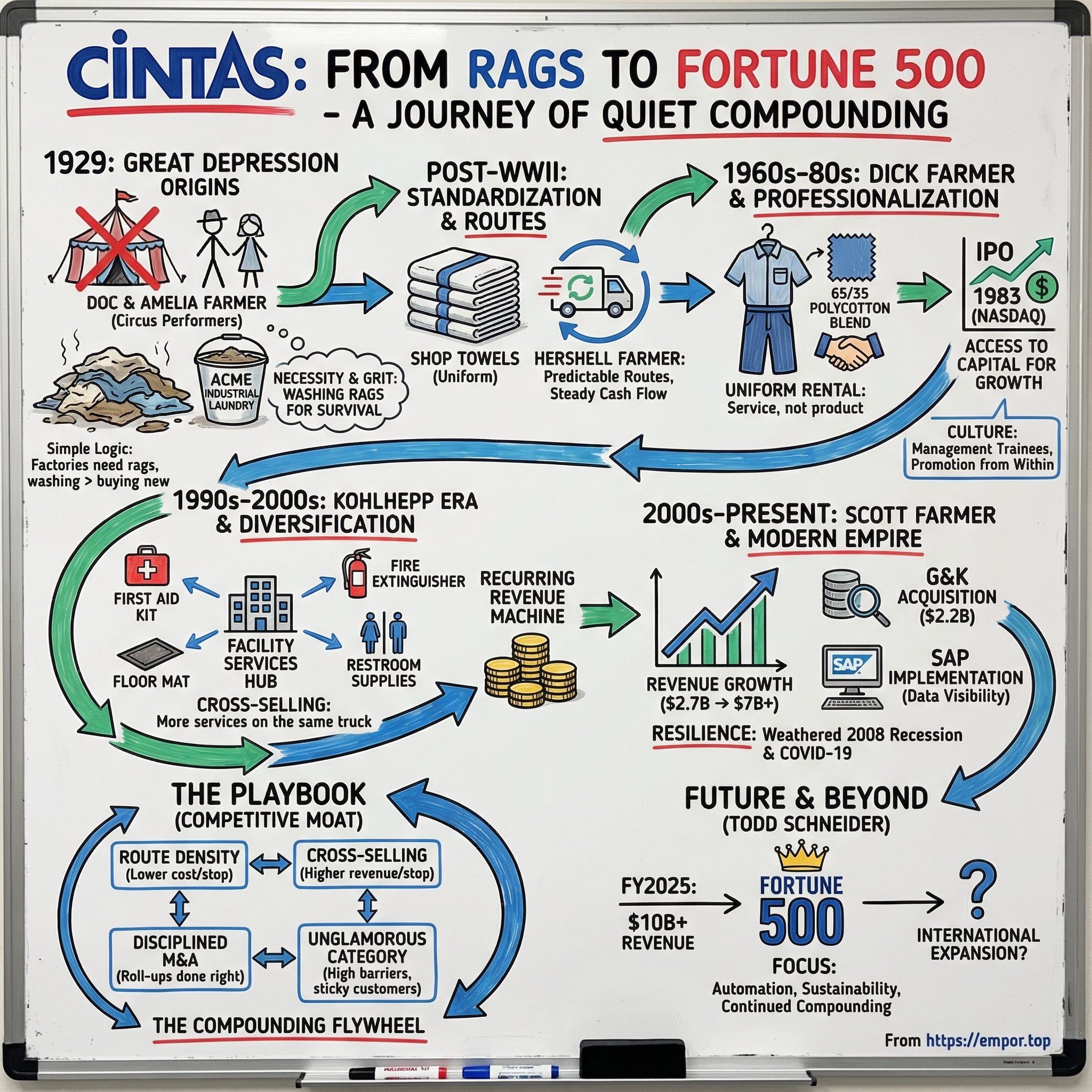 Cintas visual story map