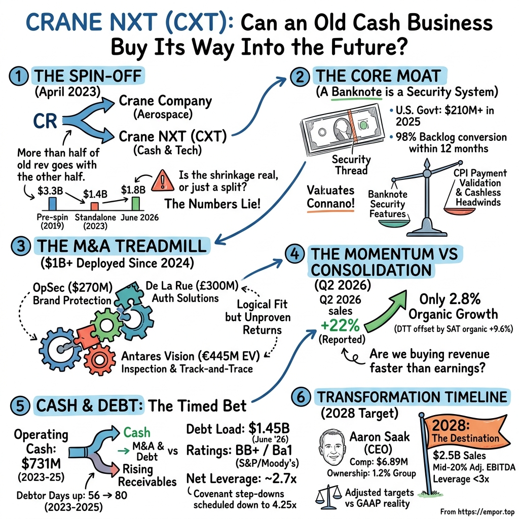Crane NXT visual story map