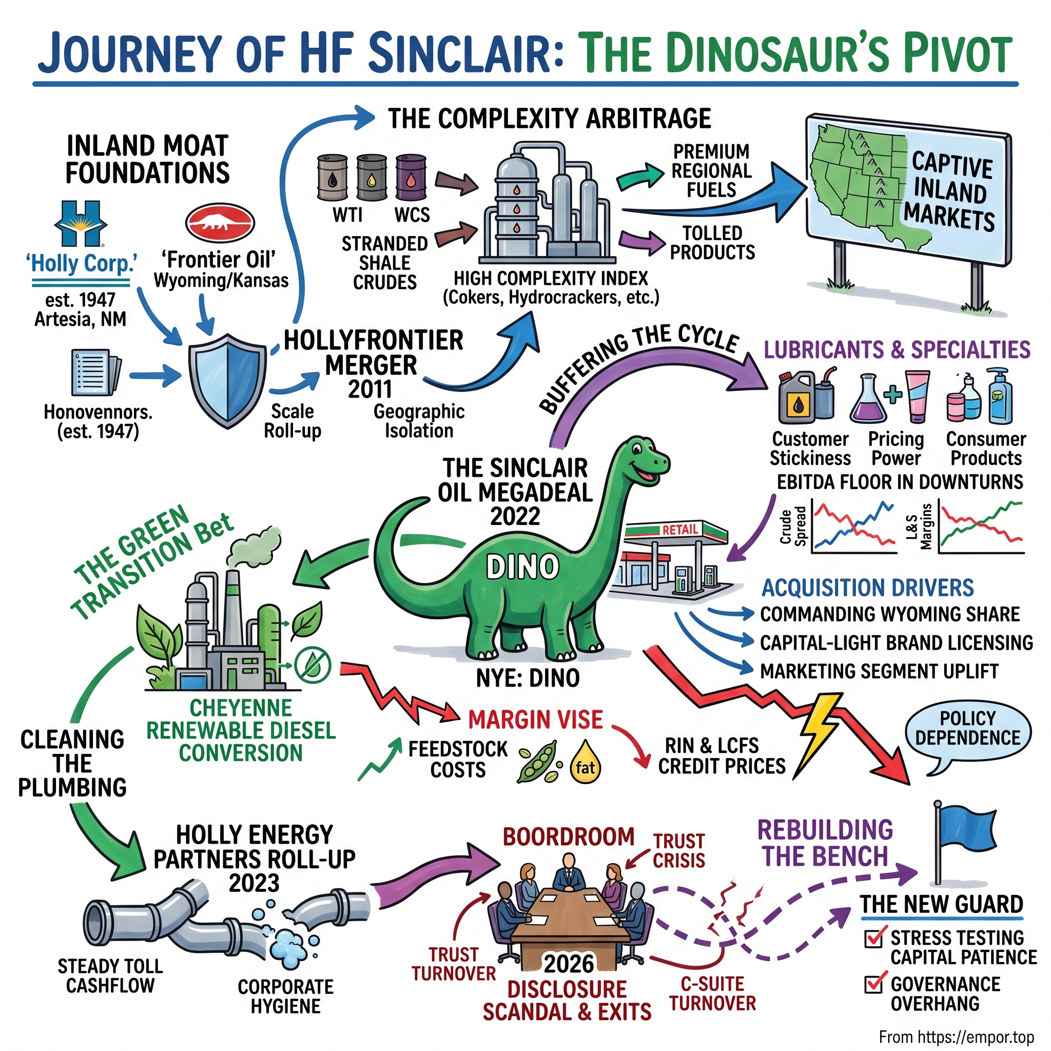 HF Sinclair visual story map