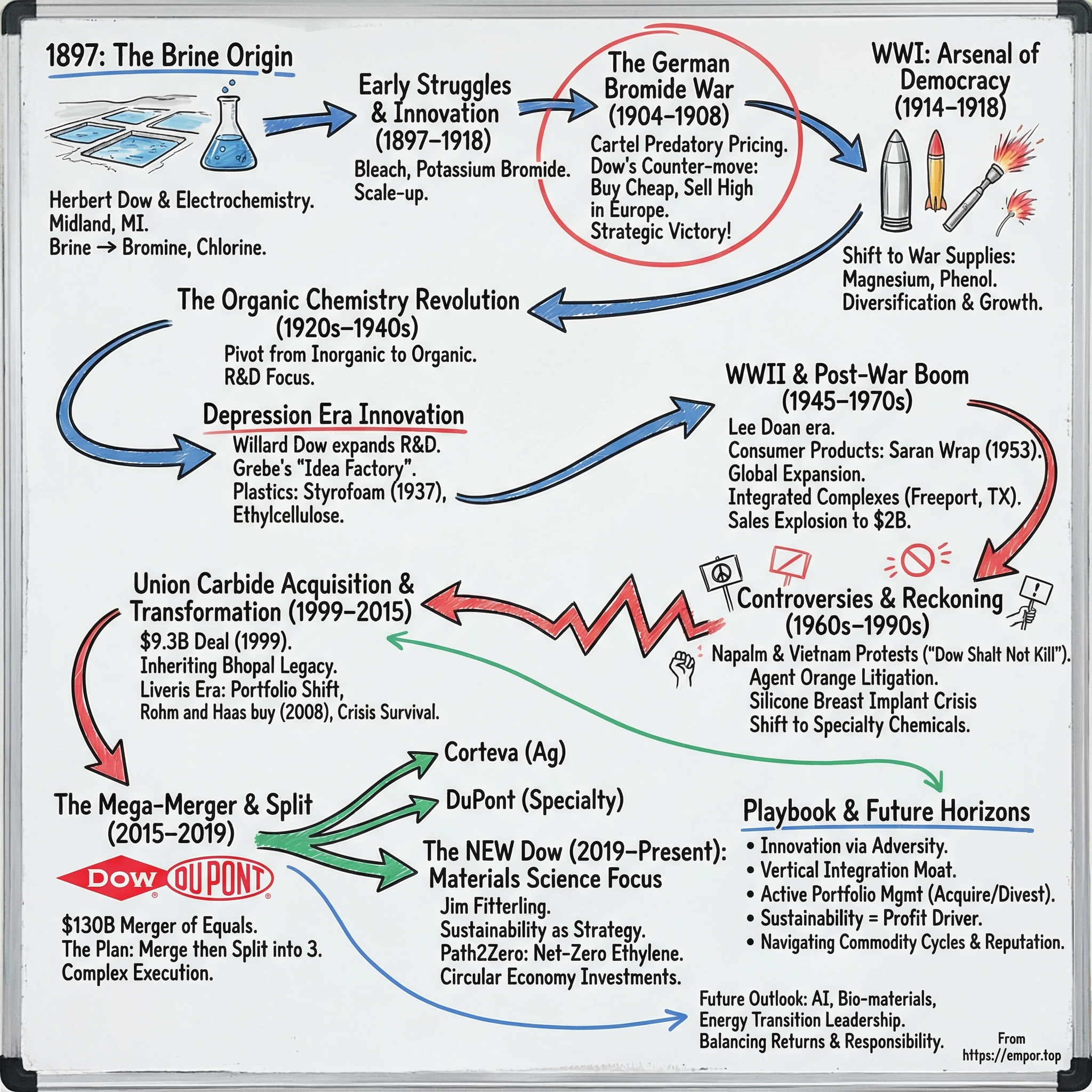 Dow visual story map