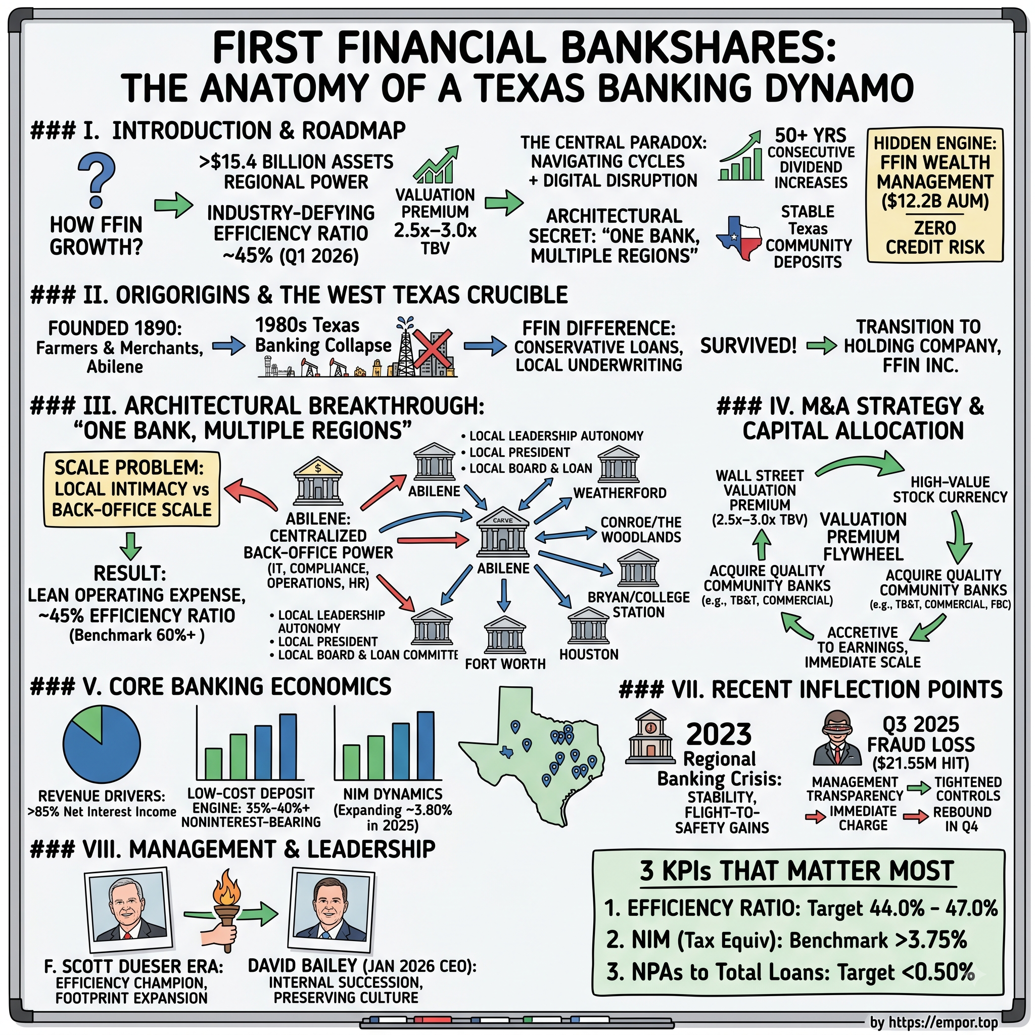First Financial Bankshares visual story map