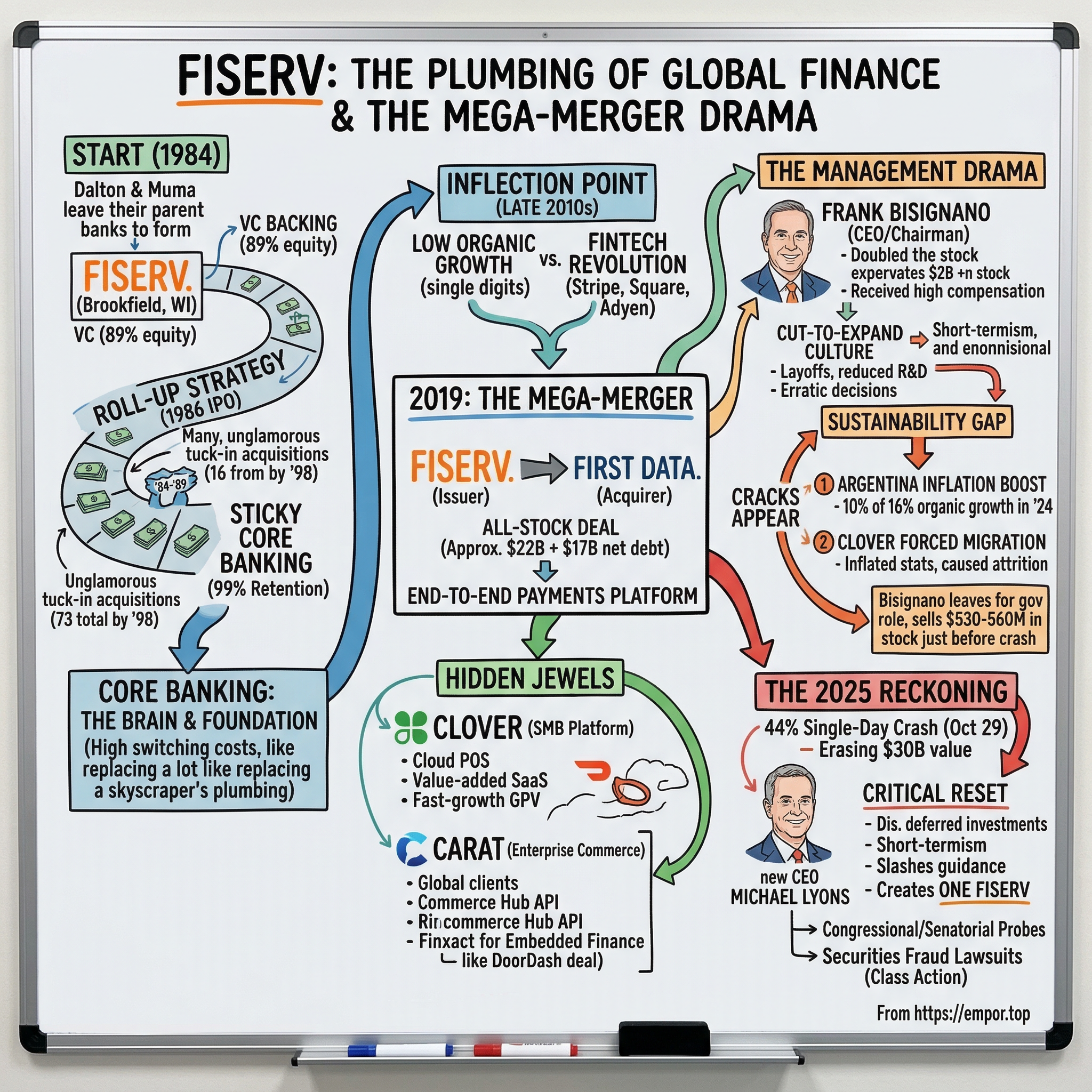 Fiserv visual story map