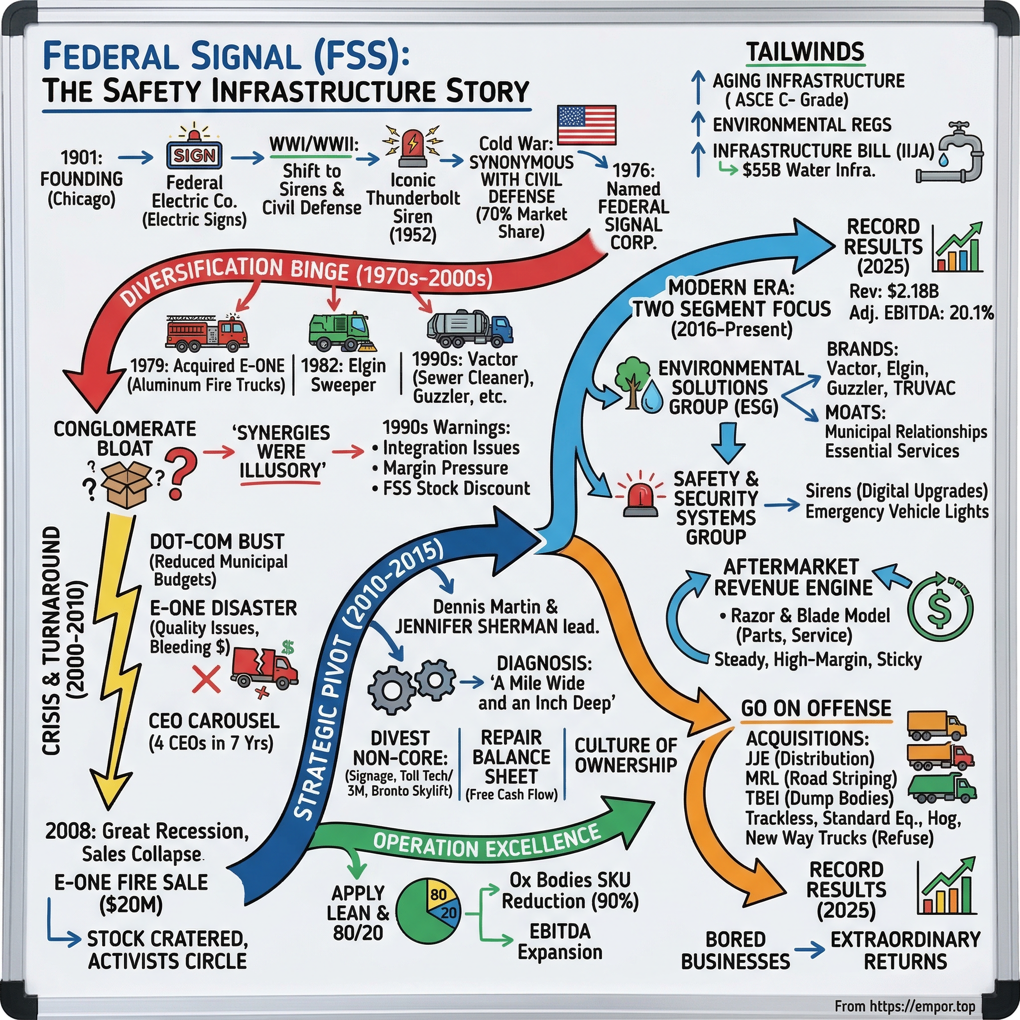 Federal Signal visual story map