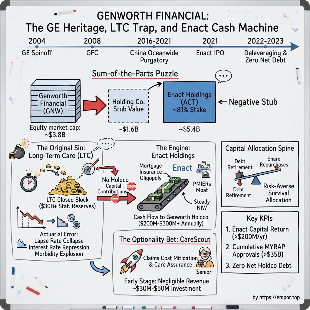 Genworth Financial visual story map