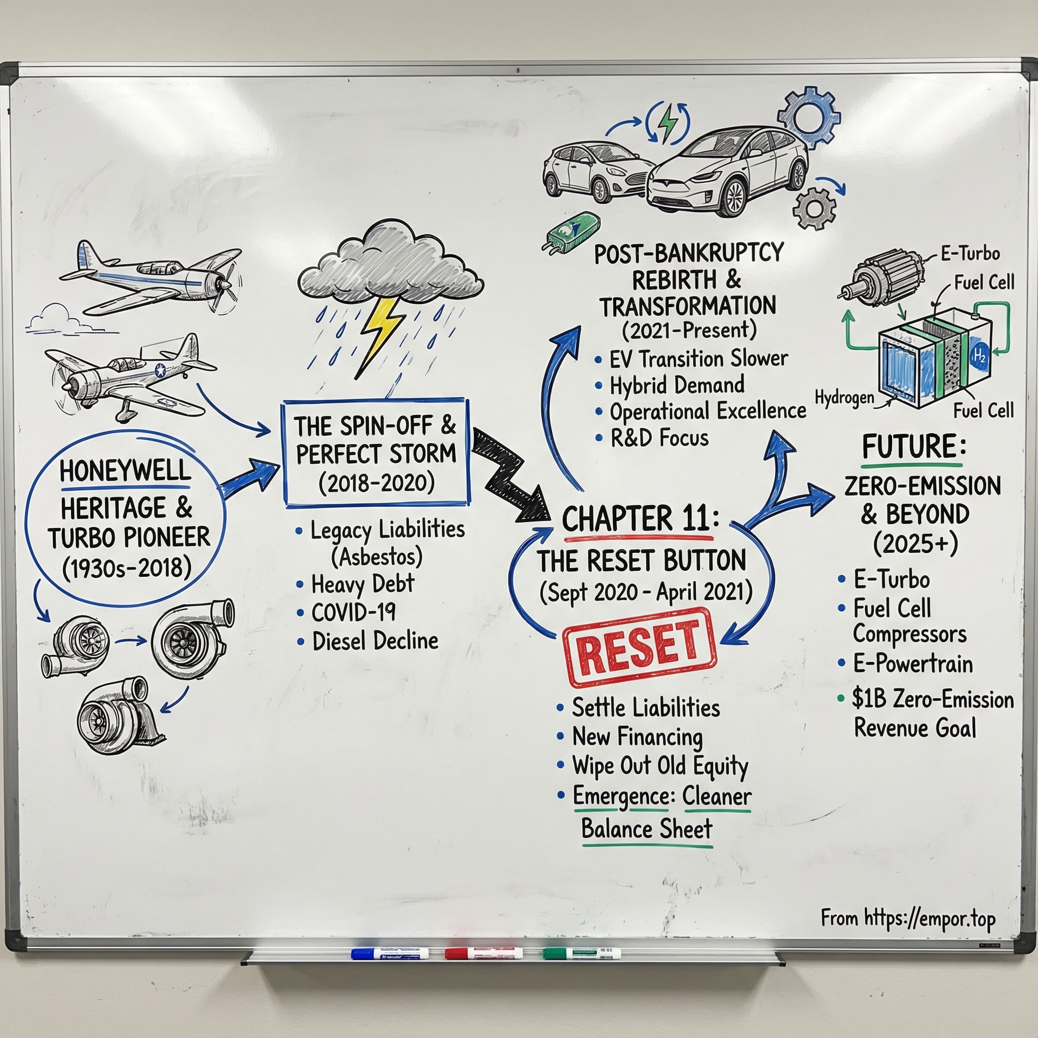 Garrett Motion visual story map