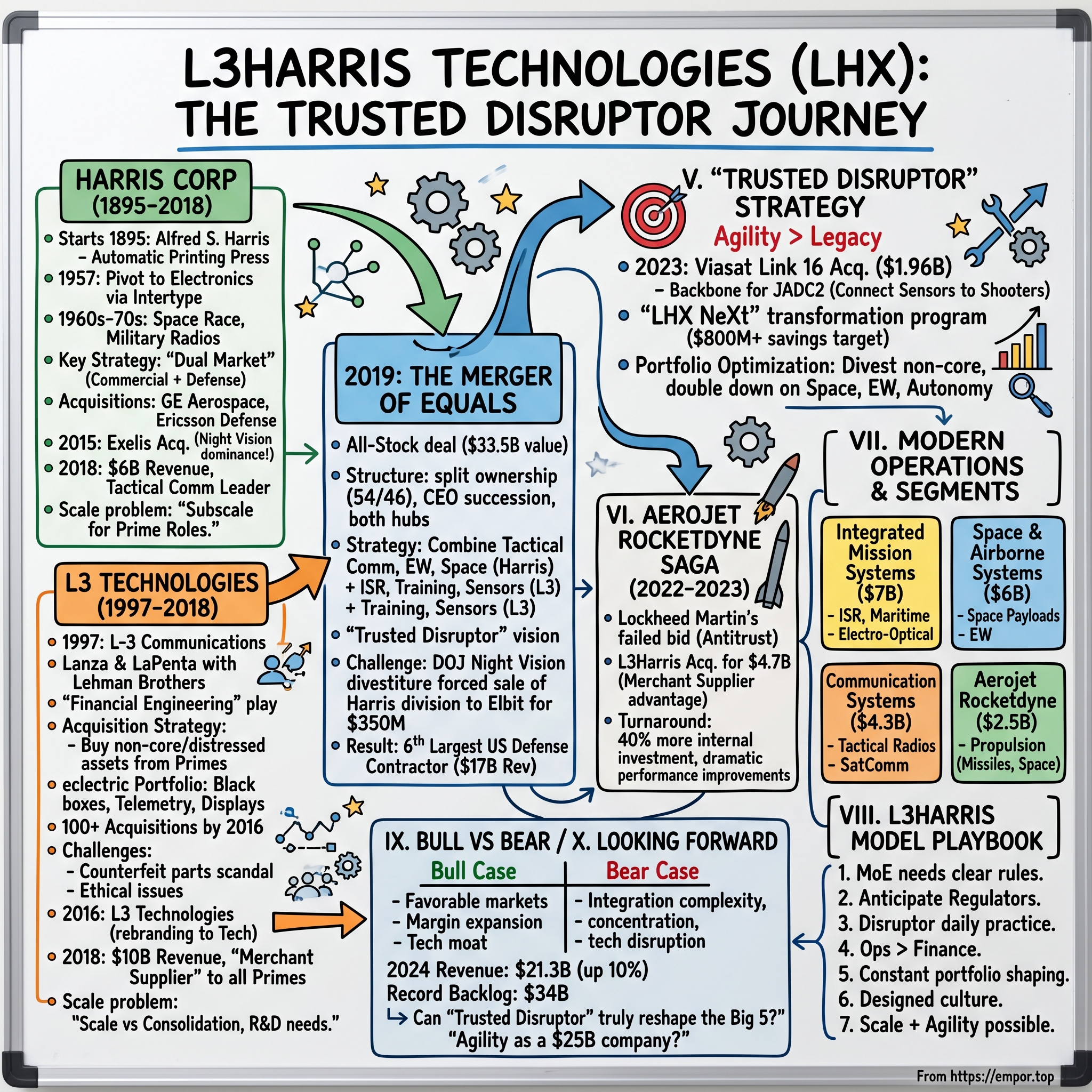 L3Harris Technologies visual story map