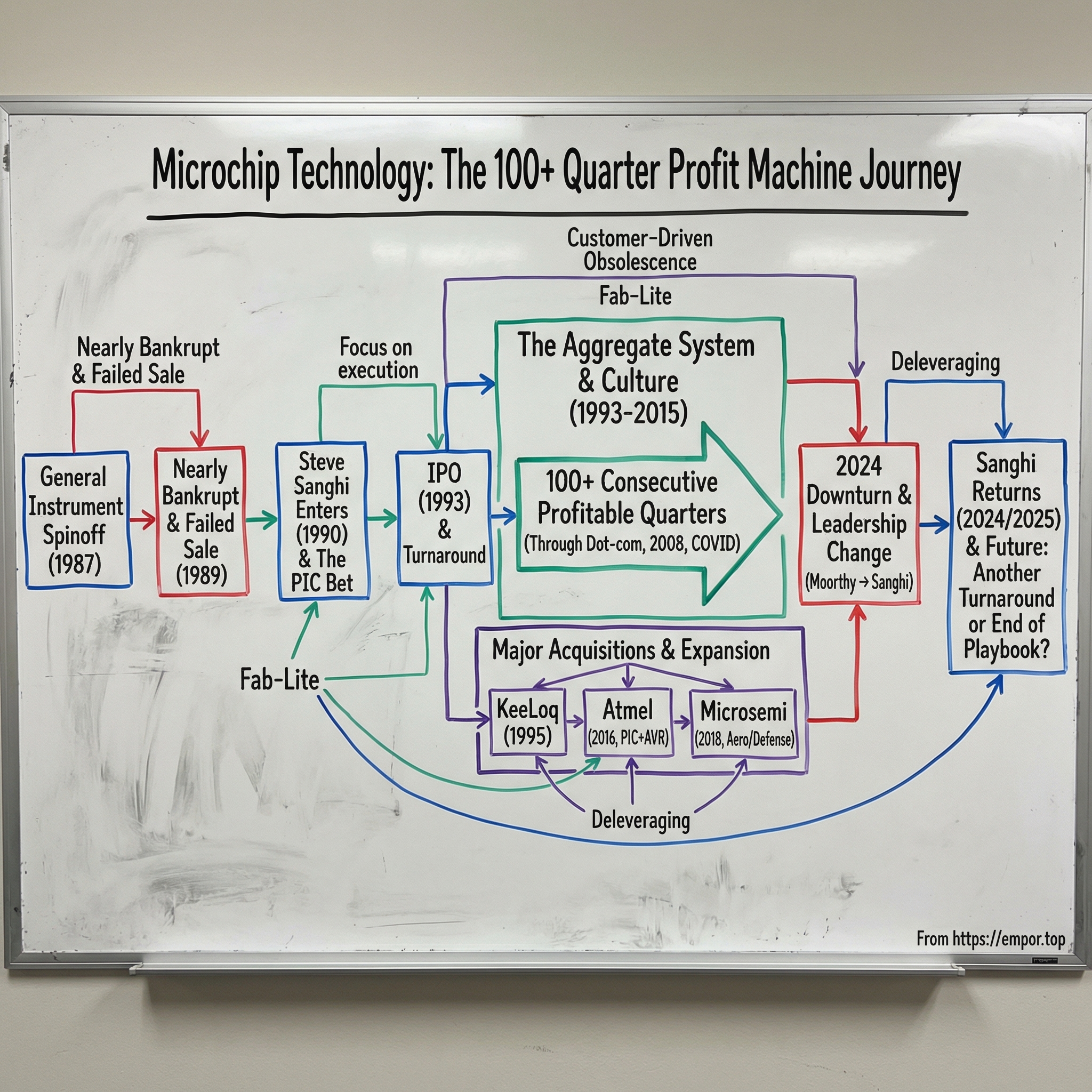 Microchip Technology visual story map