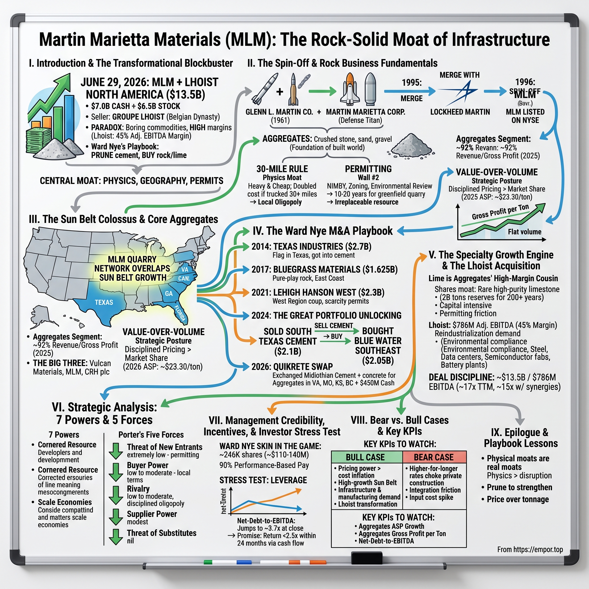 Martin Marietta Materials visual story map