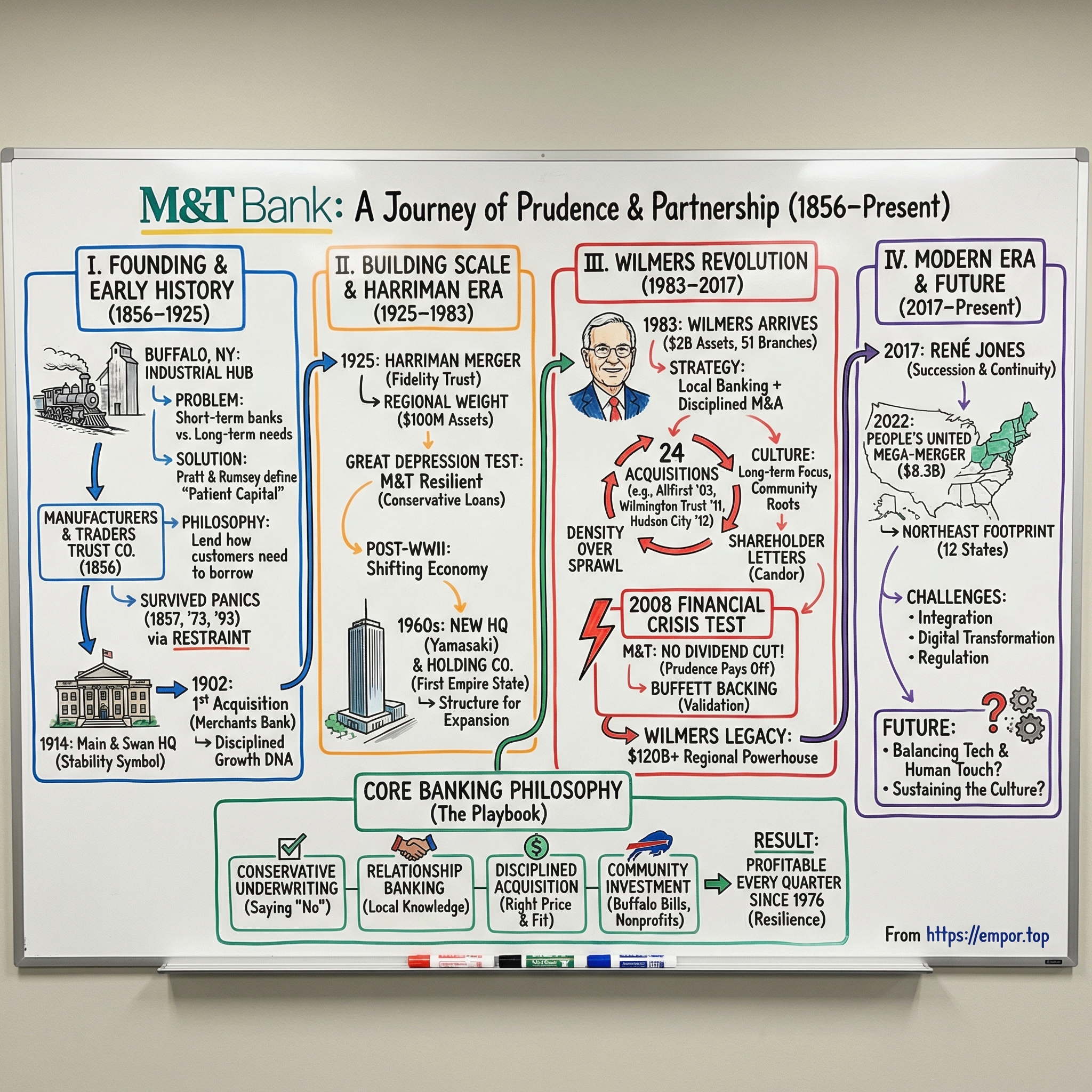 M&T Bank visual story map