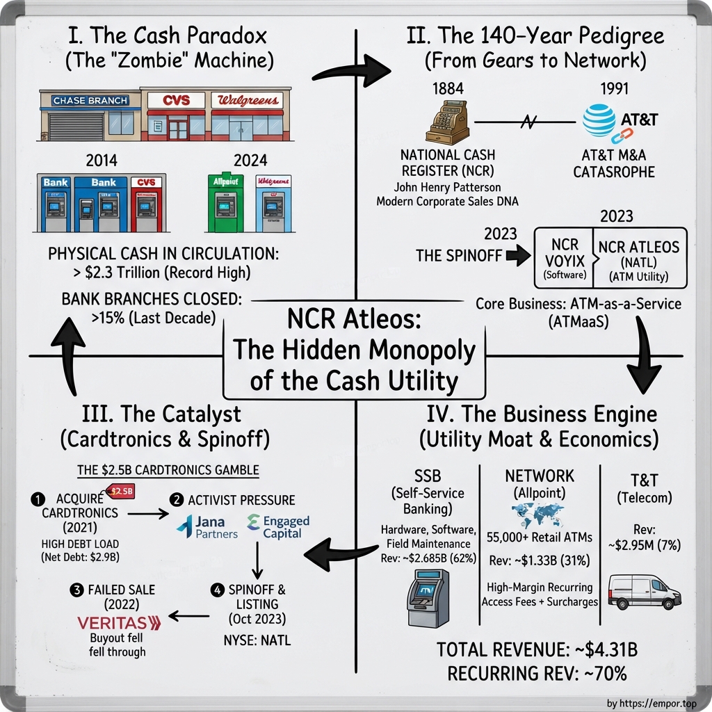 NCR Atleos visual story map