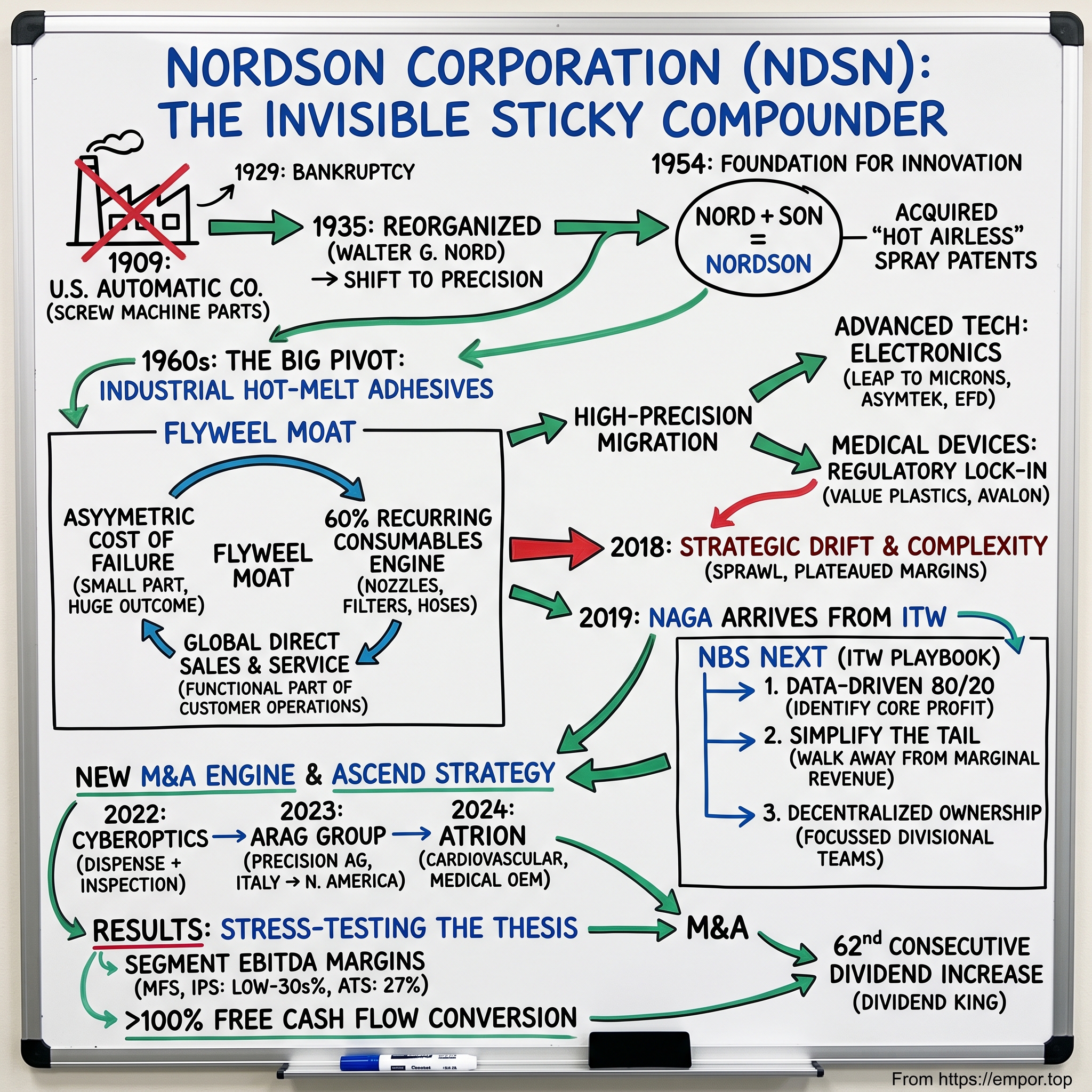 Nordson visual story map