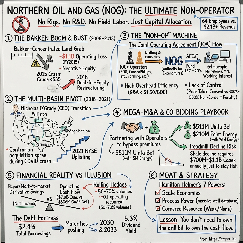 Northern Oil and Gas visual story map