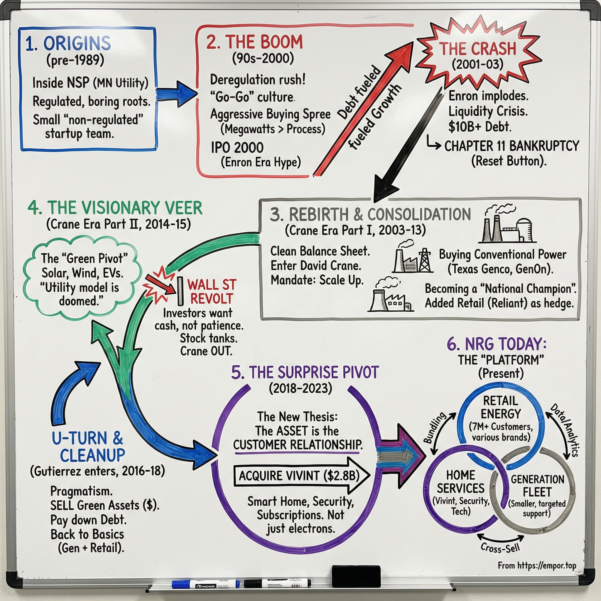 NRG Energy visual story map