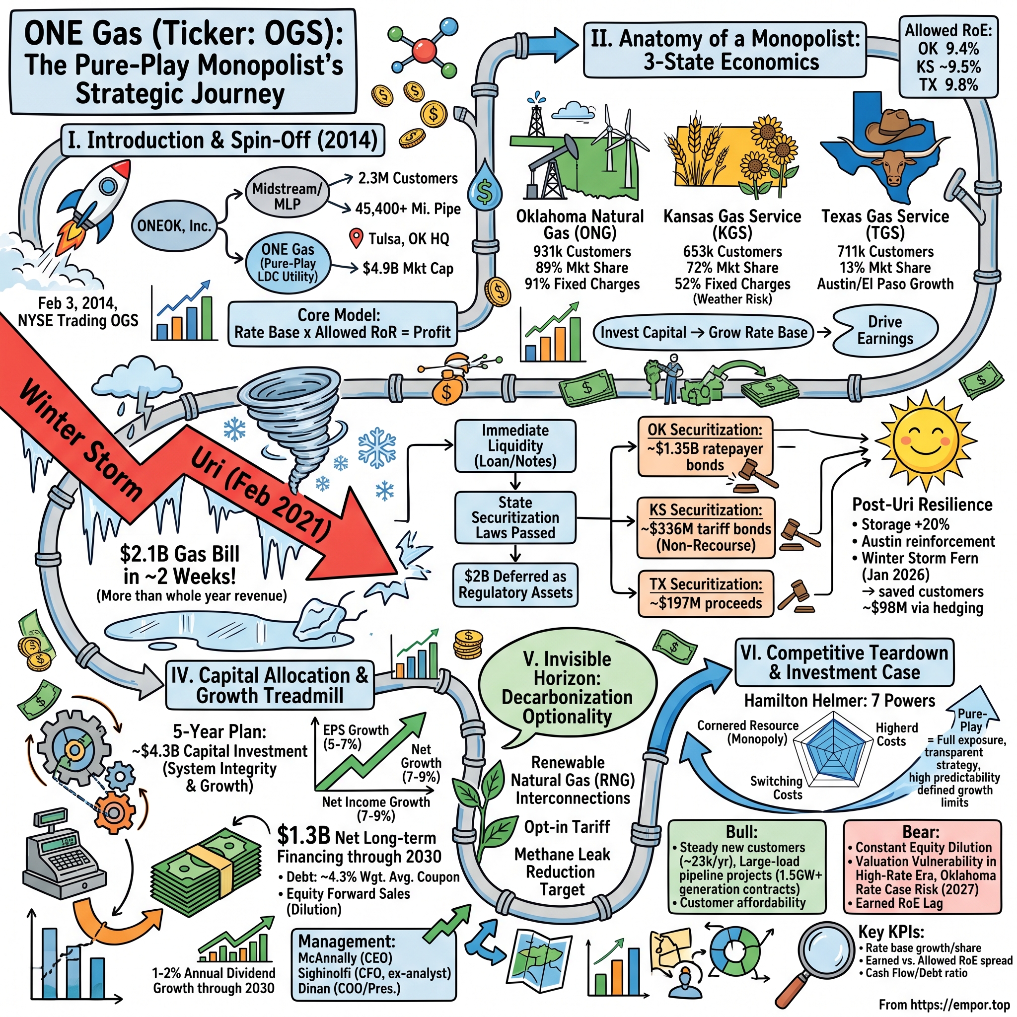 ONE Gas visual story map