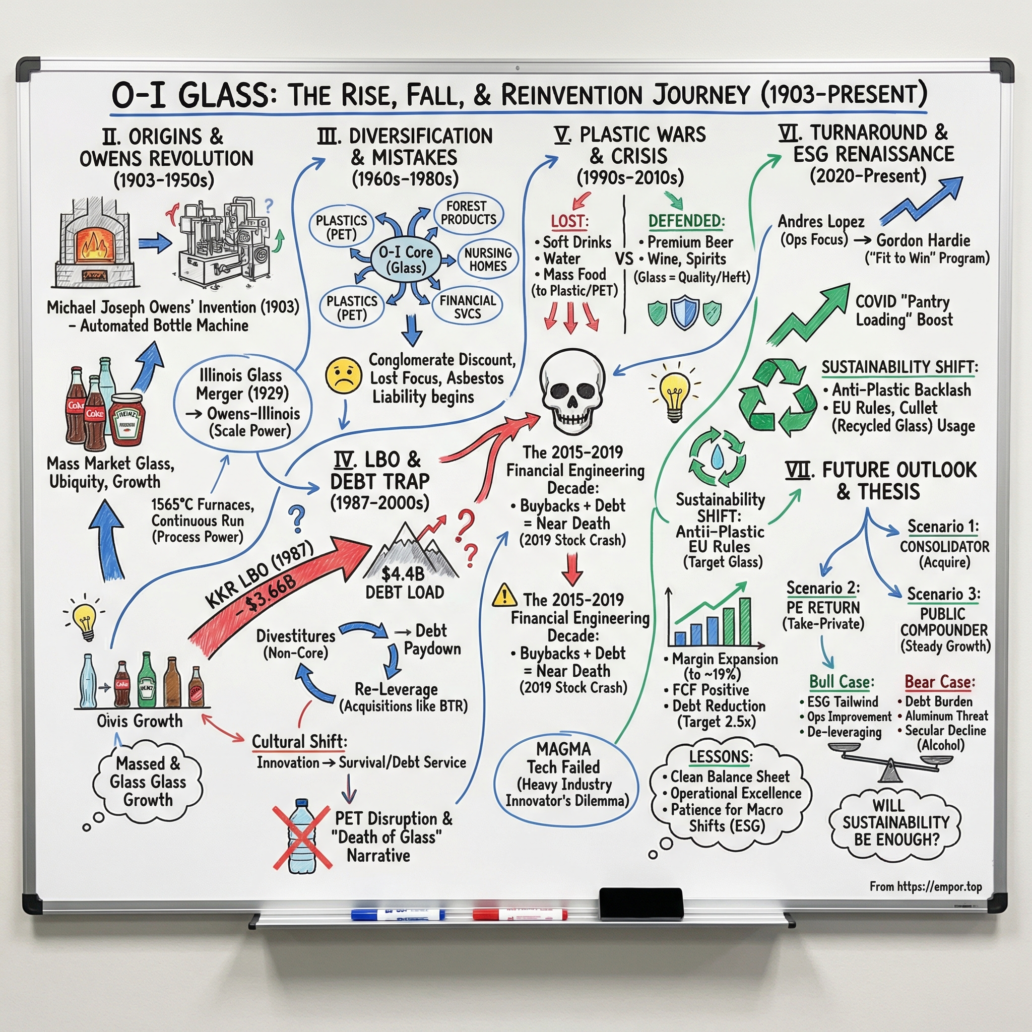 O-I Glass visual story map