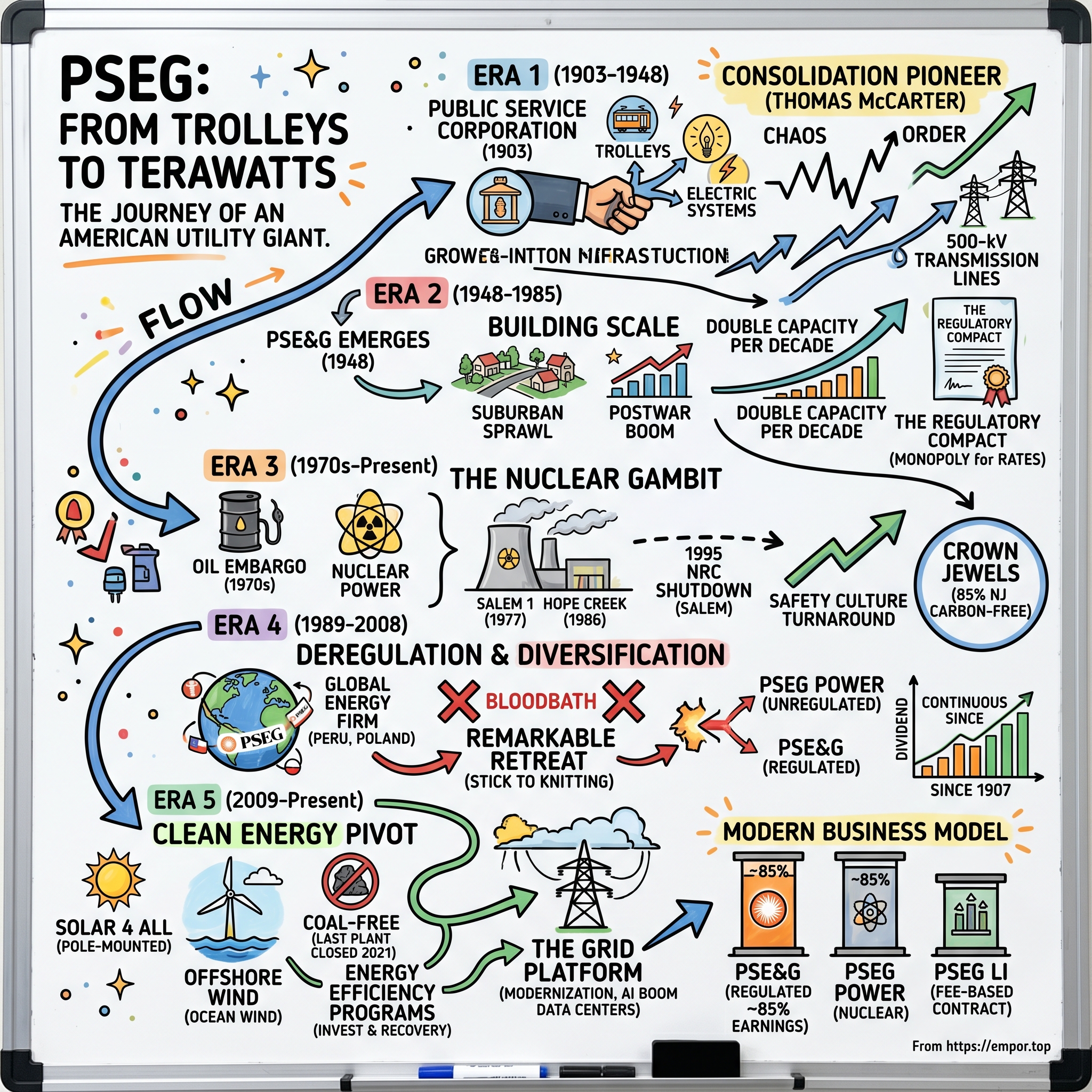 Public Service Enterprise Group visual story map