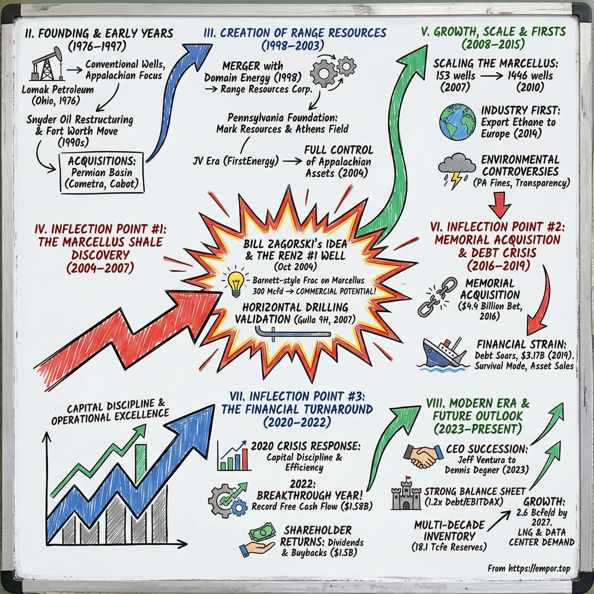 Range Resources visual story map