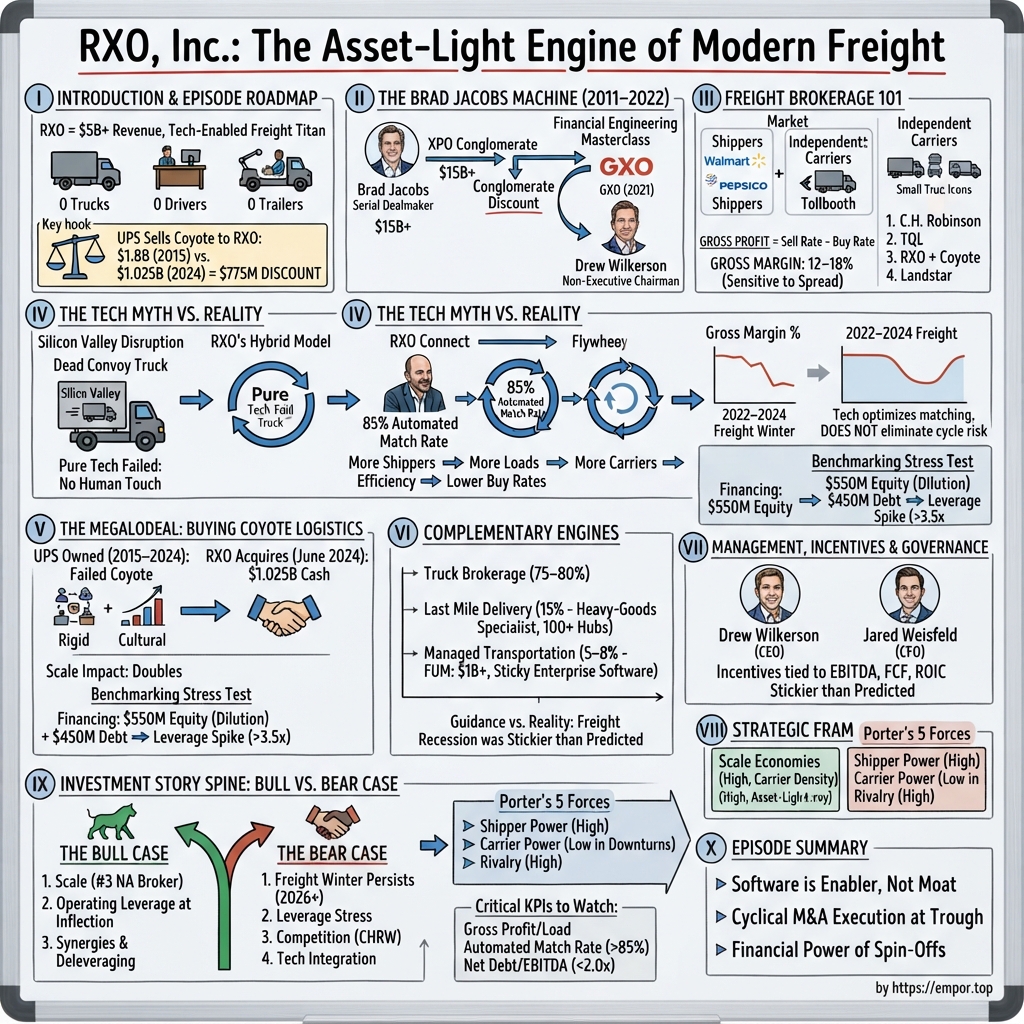 RXO visual story map