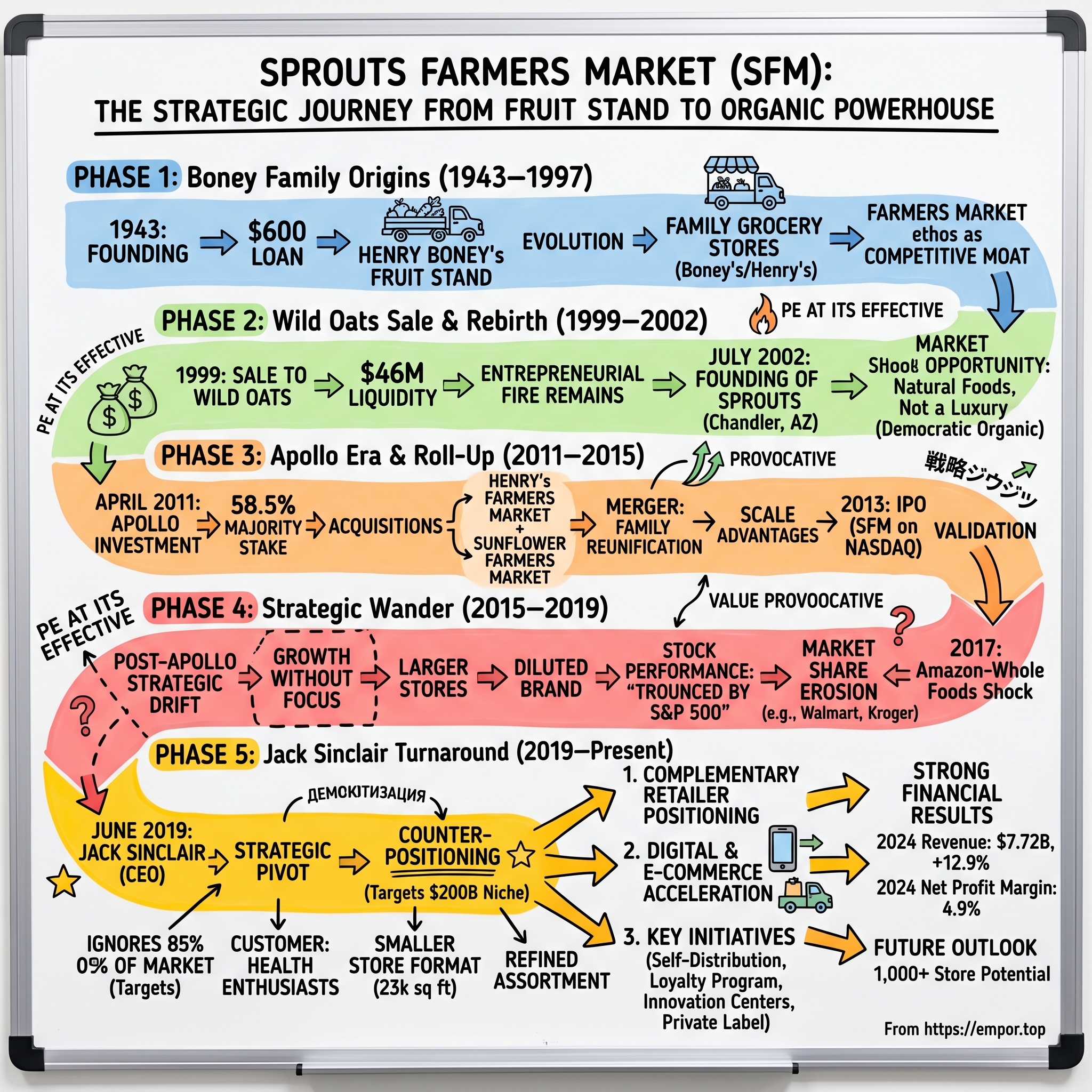 Sprouts Farmers Market visual story map