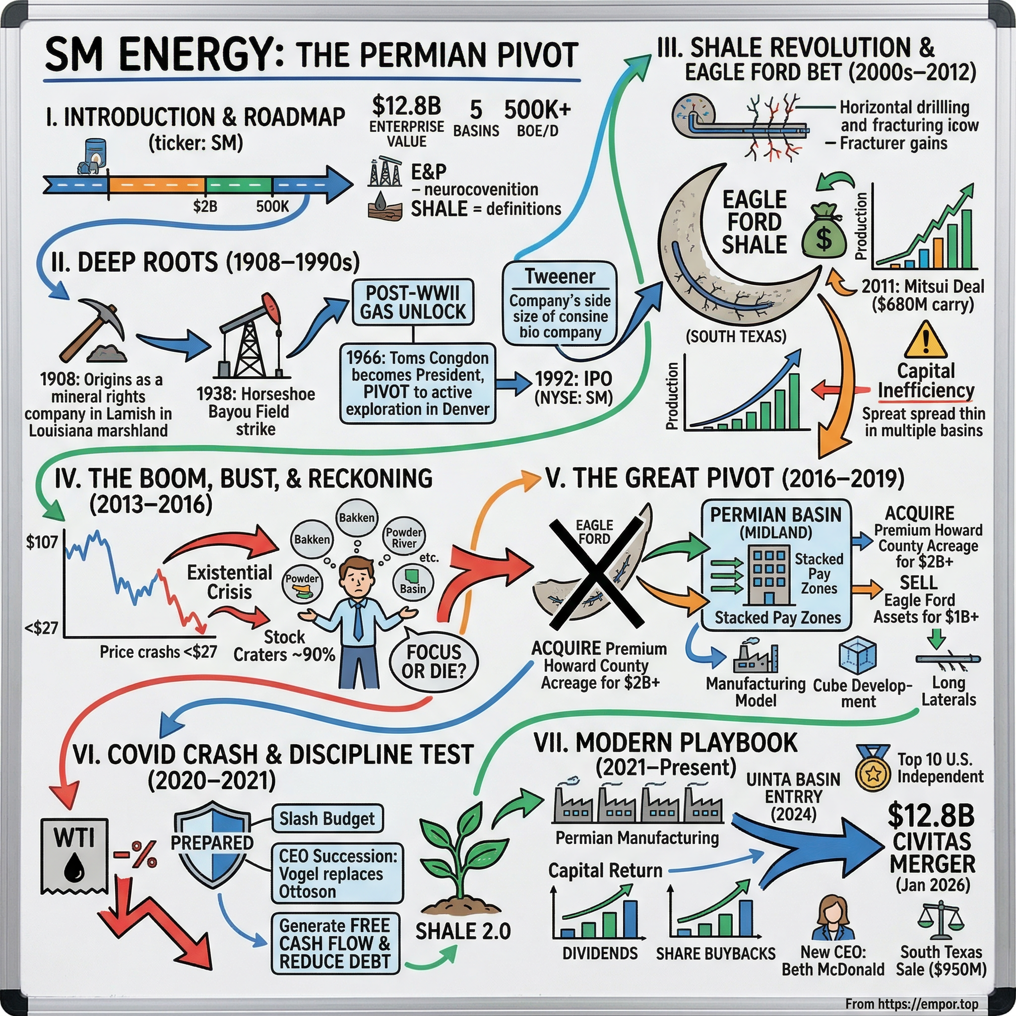SM Energy Company visual story map