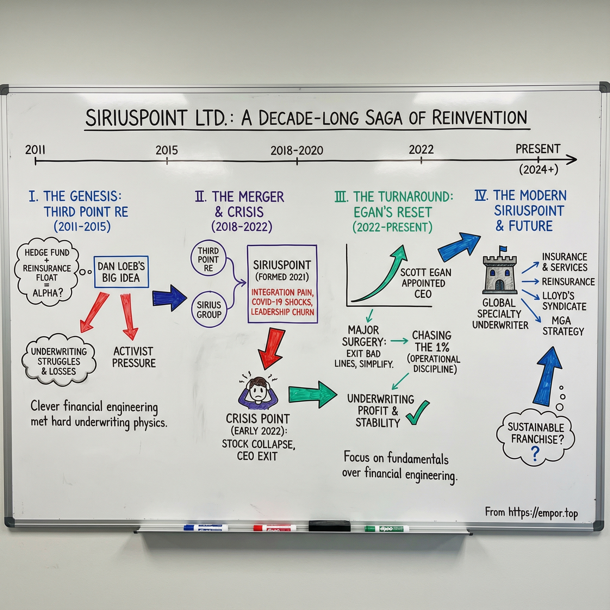 SiriusPoint visual story map