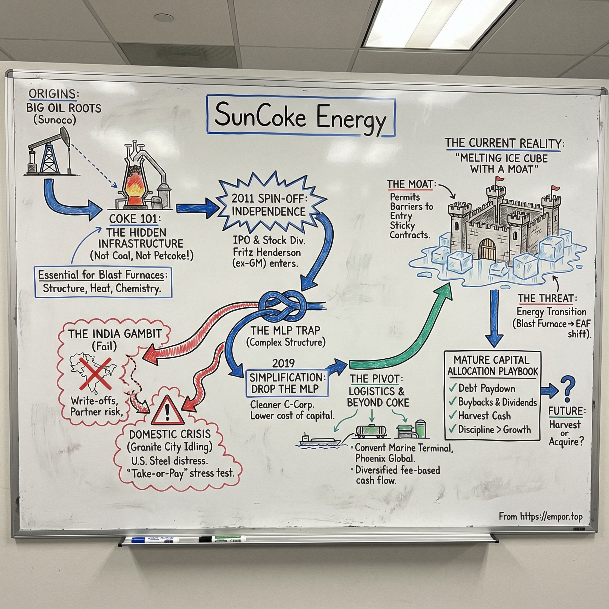 SunCoke Energy visual story map