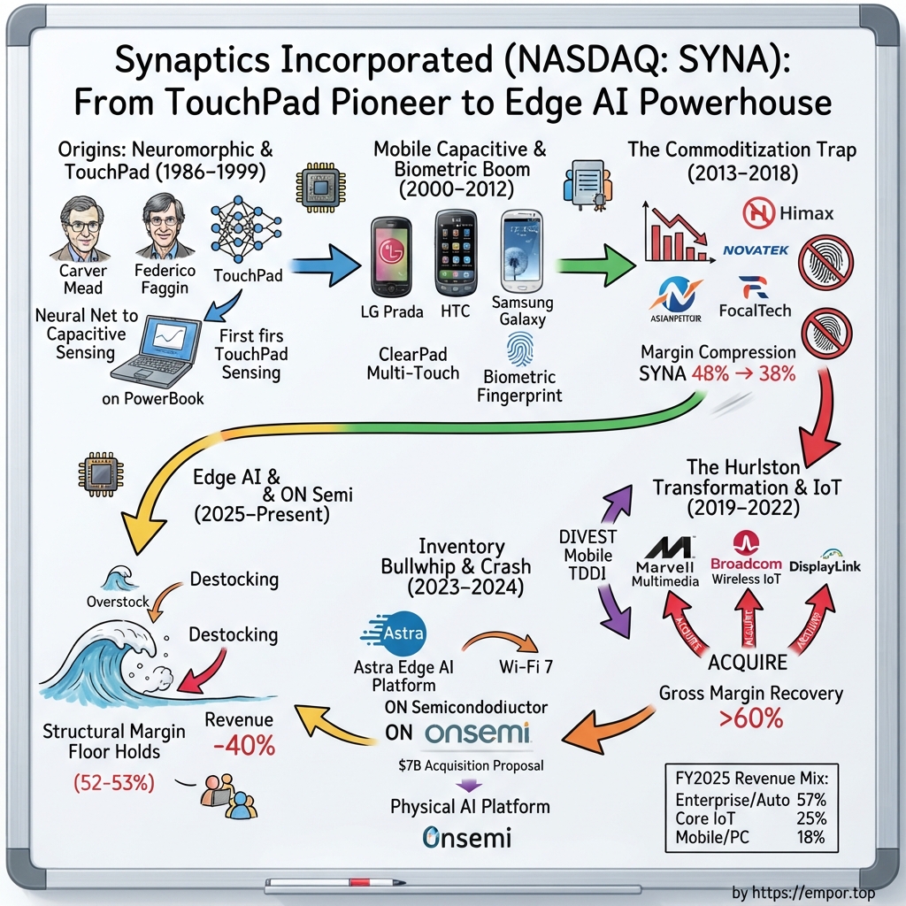 Synaptics visual story map