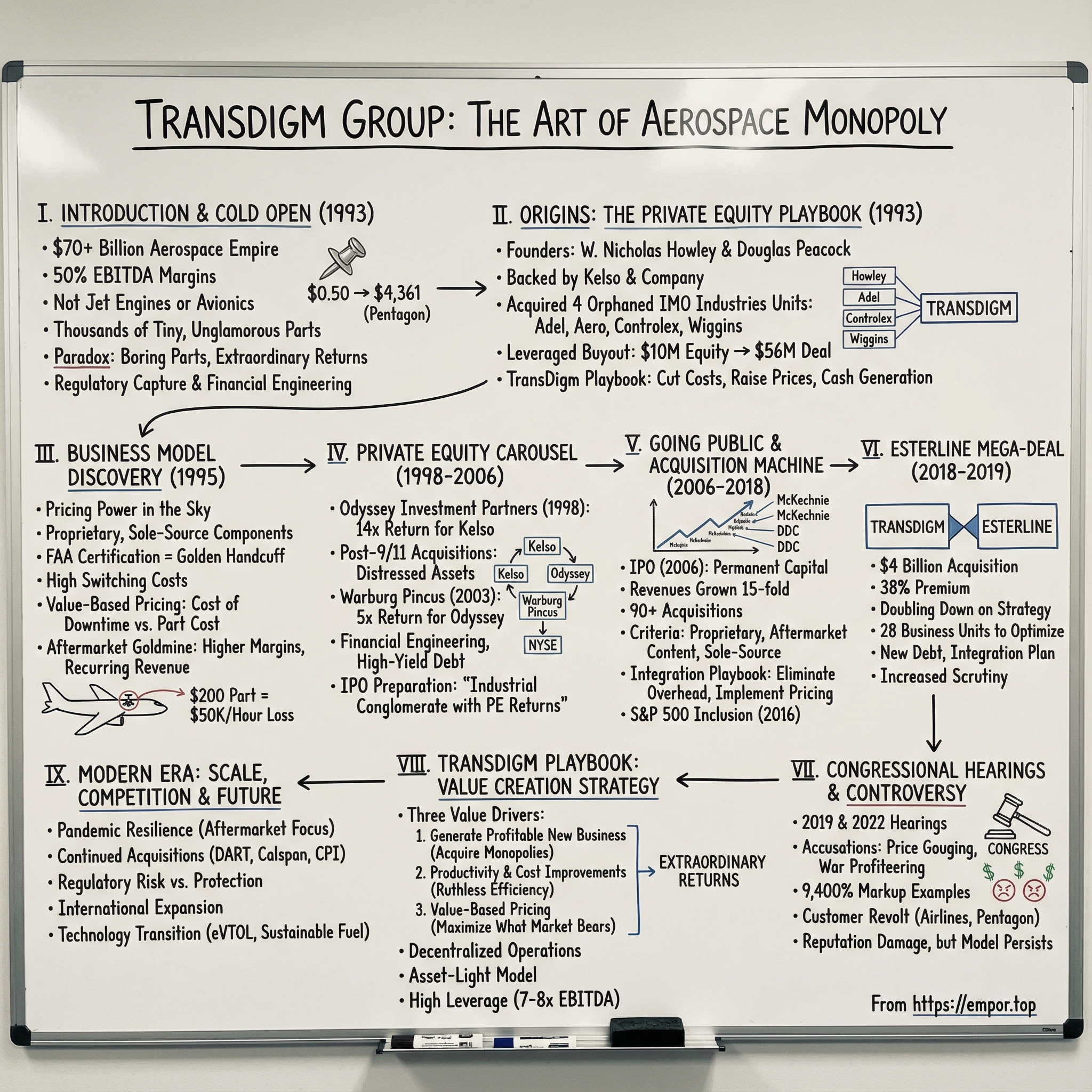 TransDigm Group visual story map