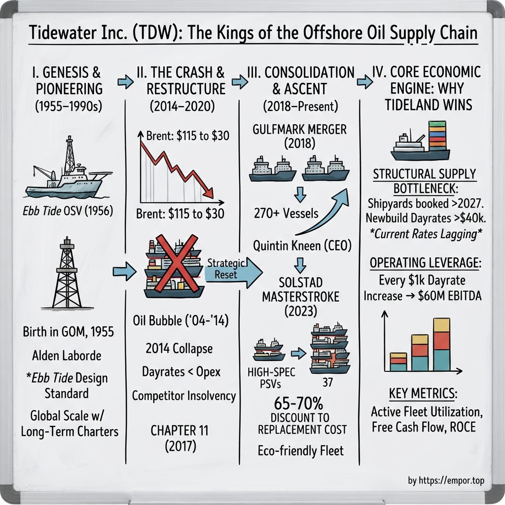 Tidewater visual story map