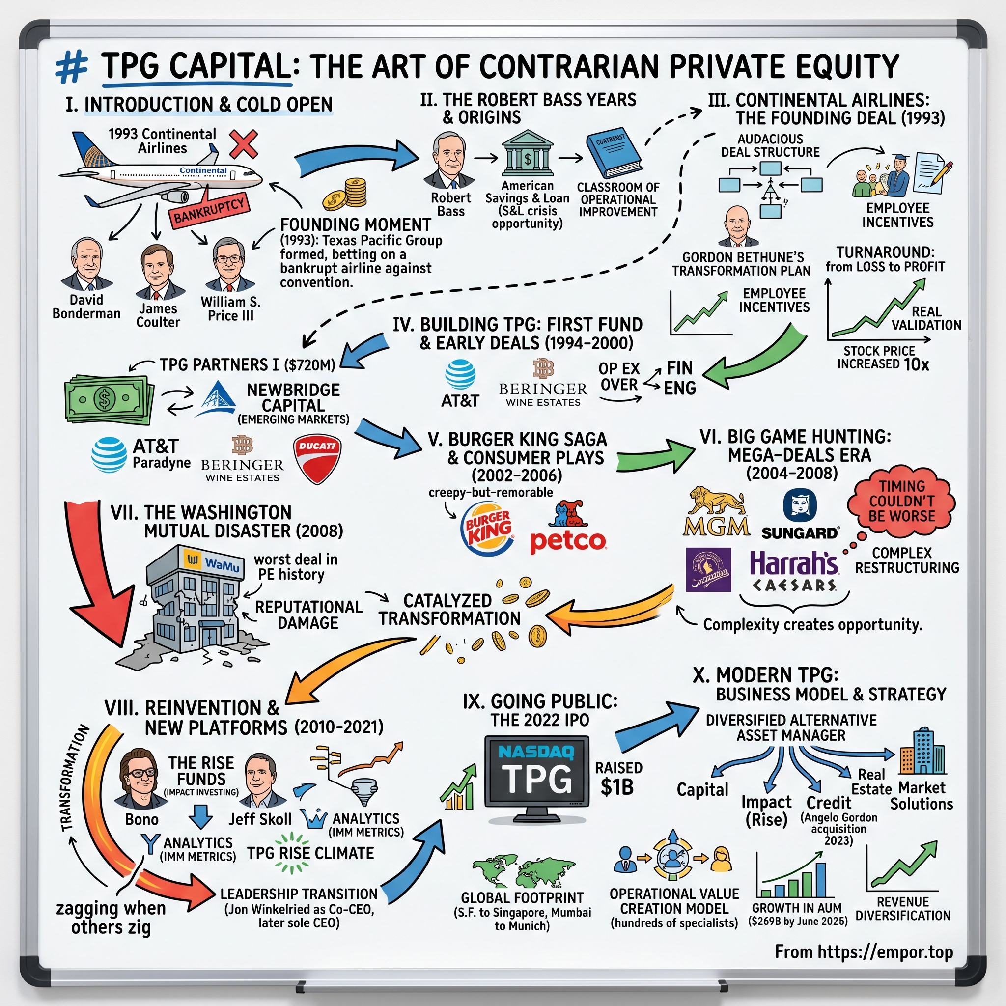 TPG Capital visual story map