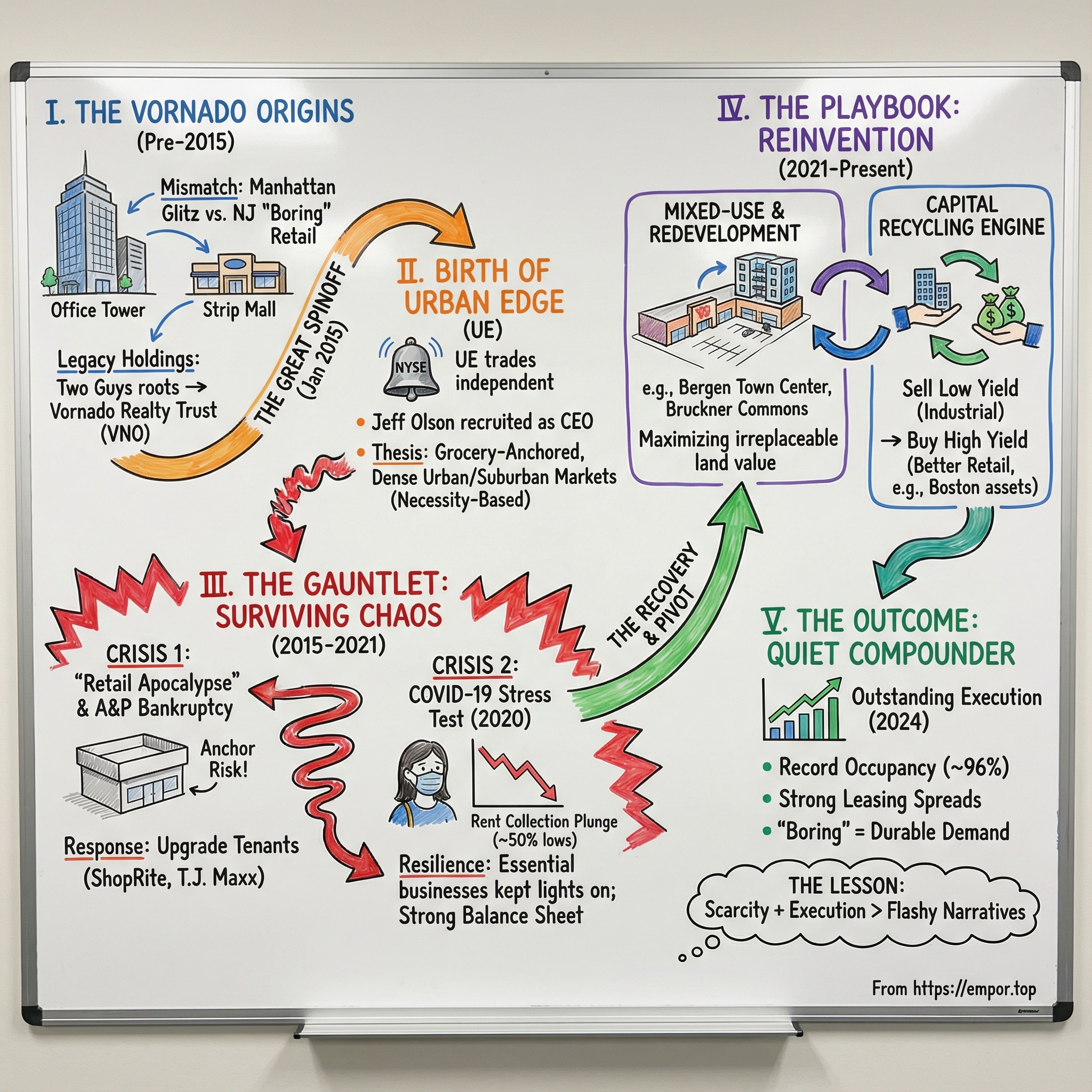 Urban Edge Properties visual story map
