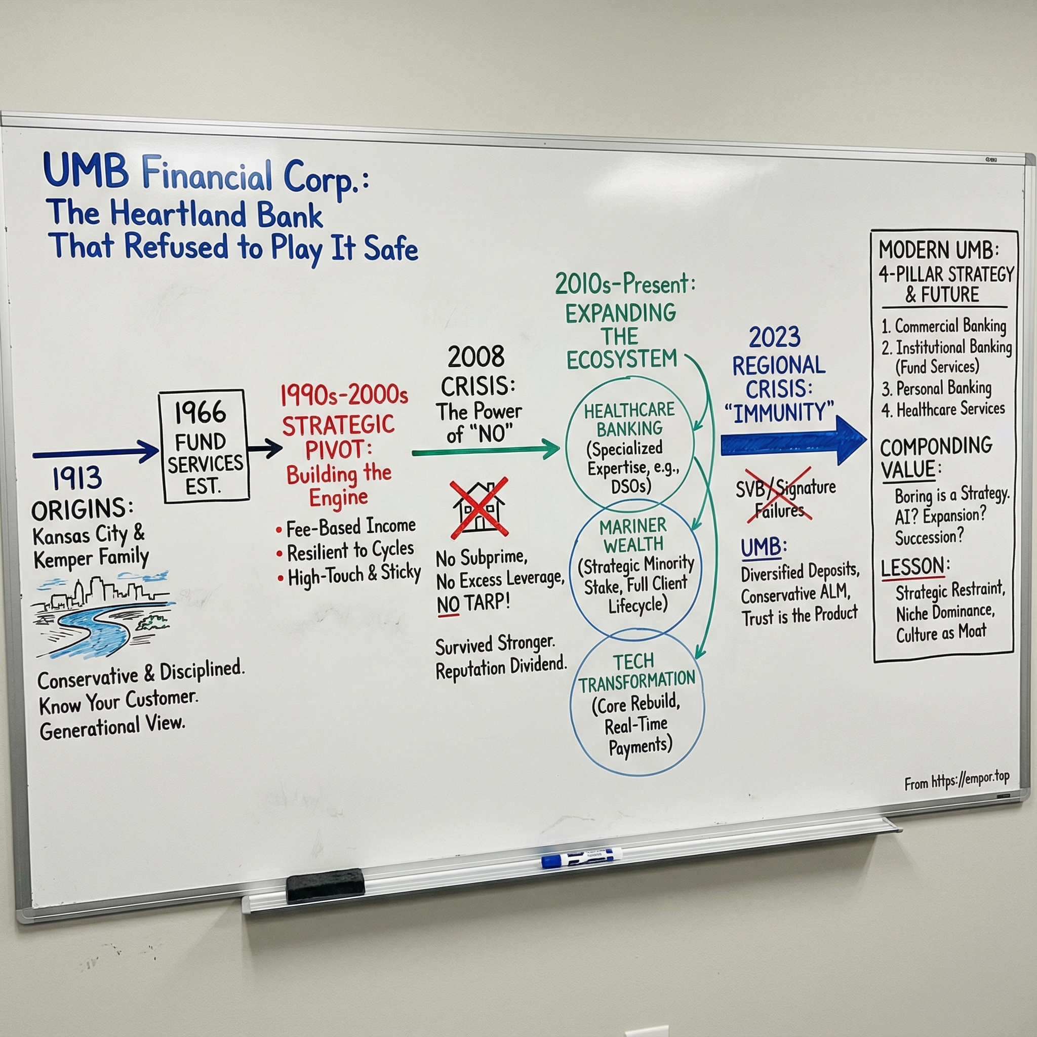 UMB Financial Corporation visual story map