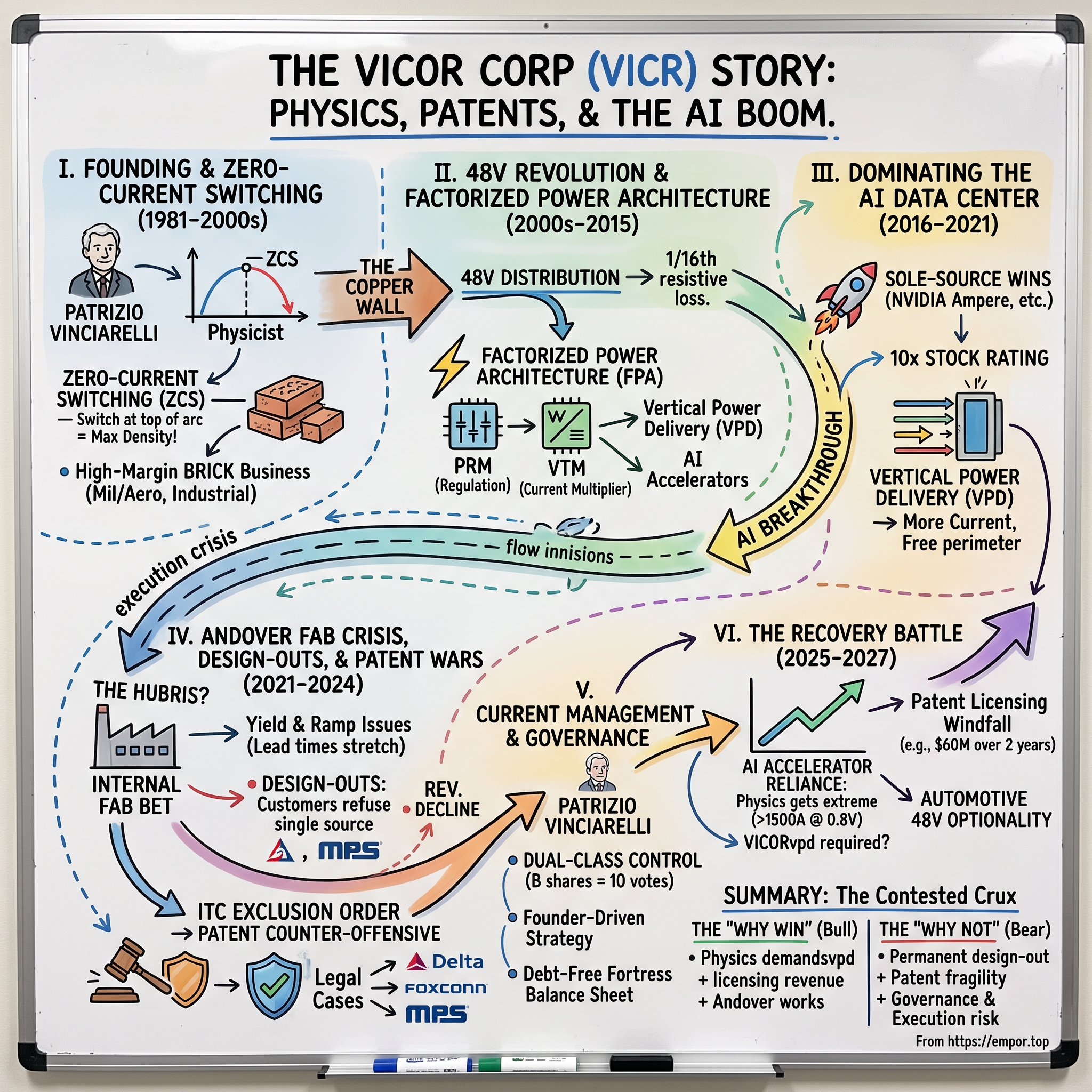 Vicor visual story map