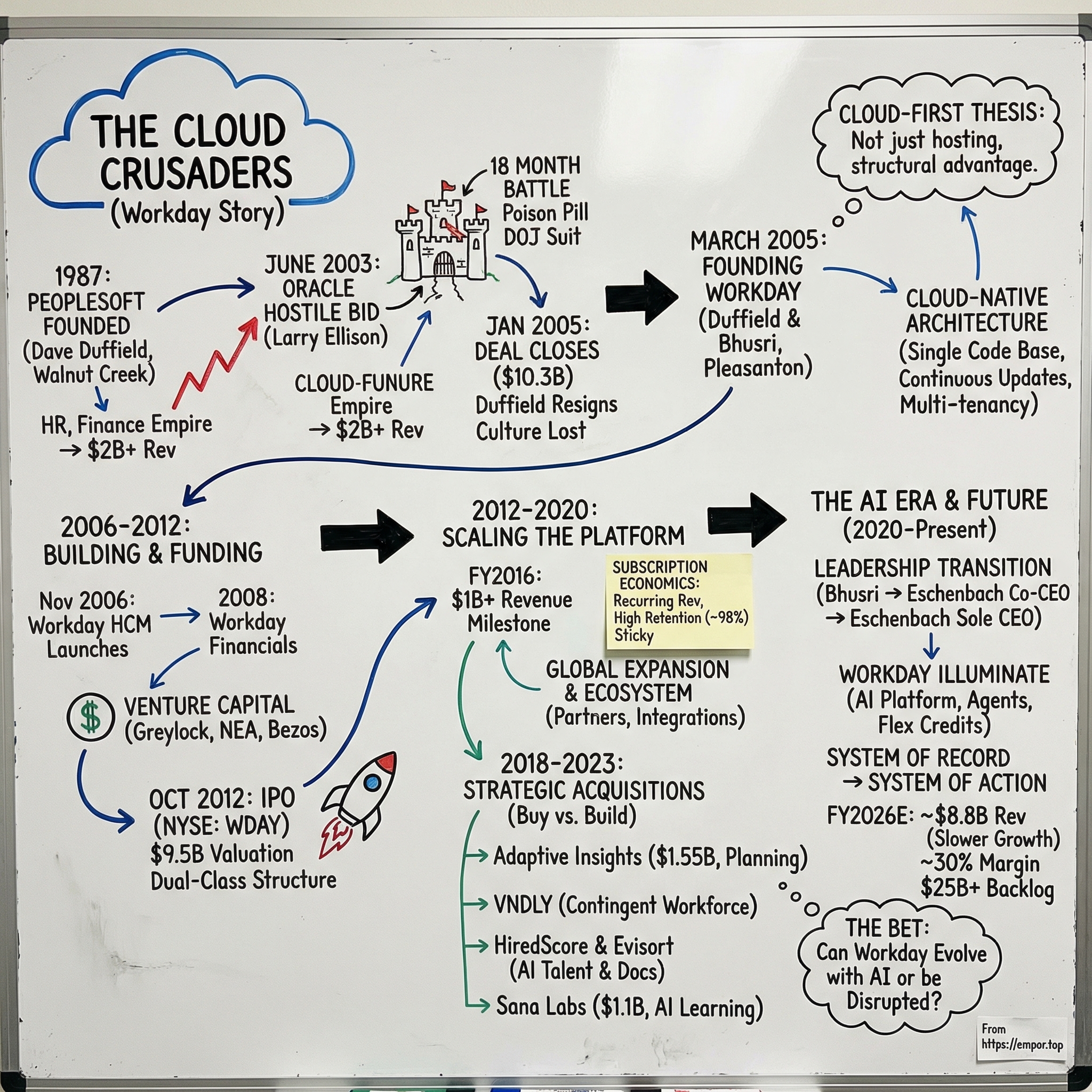 Workday visual story map