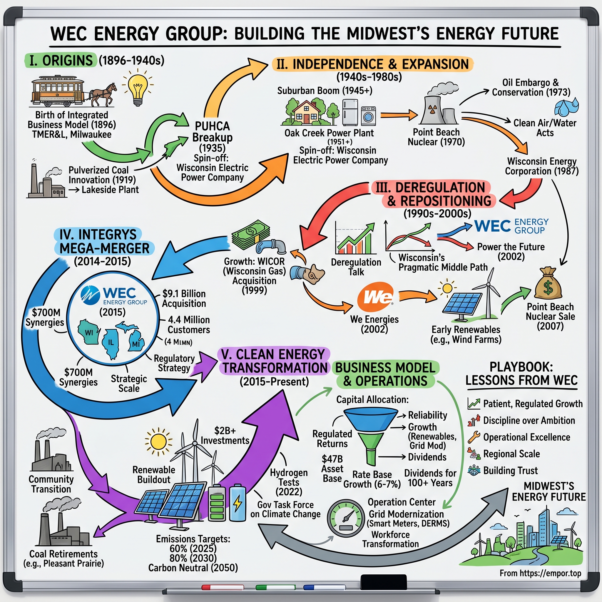 WEC Energy Group visual story map