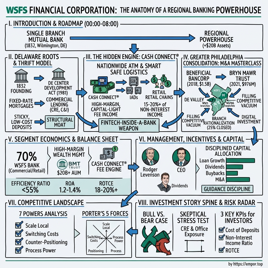 WSFS Financial visual story map